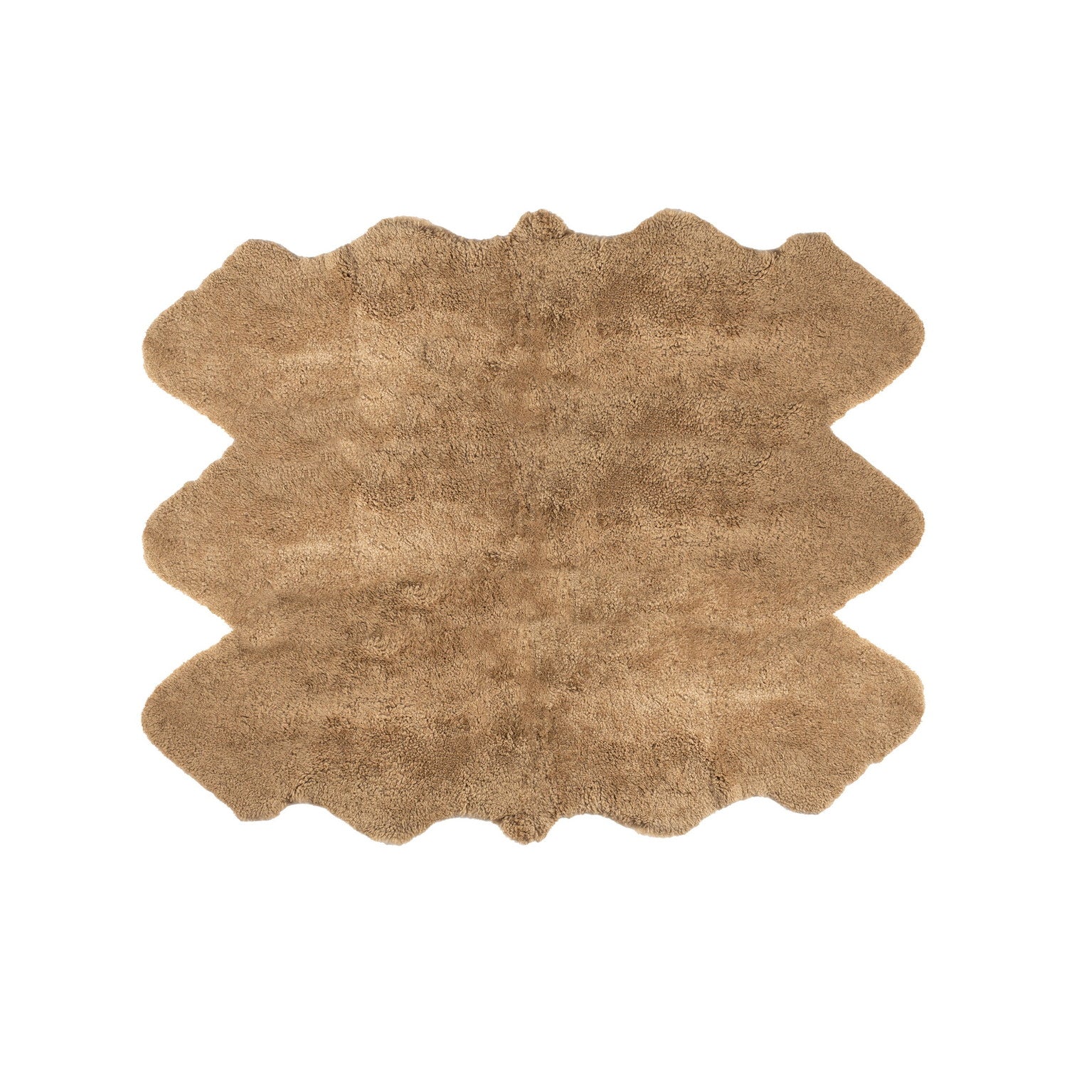 Rug SW 3SC Curly Sexto Sheepskin Butterscotch #_shape=Rectangle