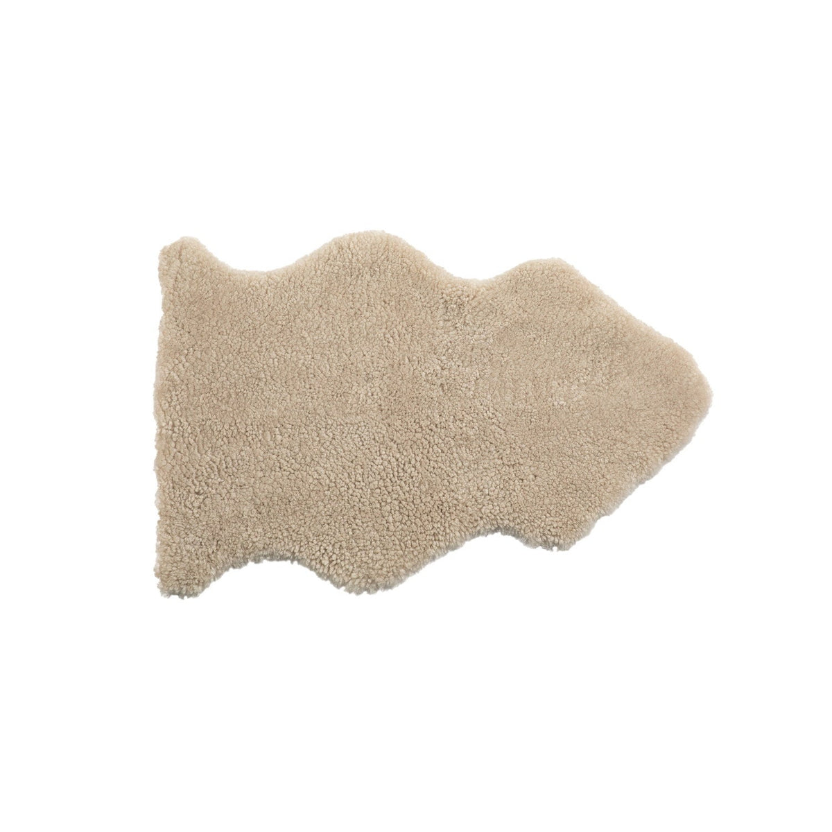 Rug SW 3SC Curly Single Sheepskin Oatmeal #_shape=Rectangle