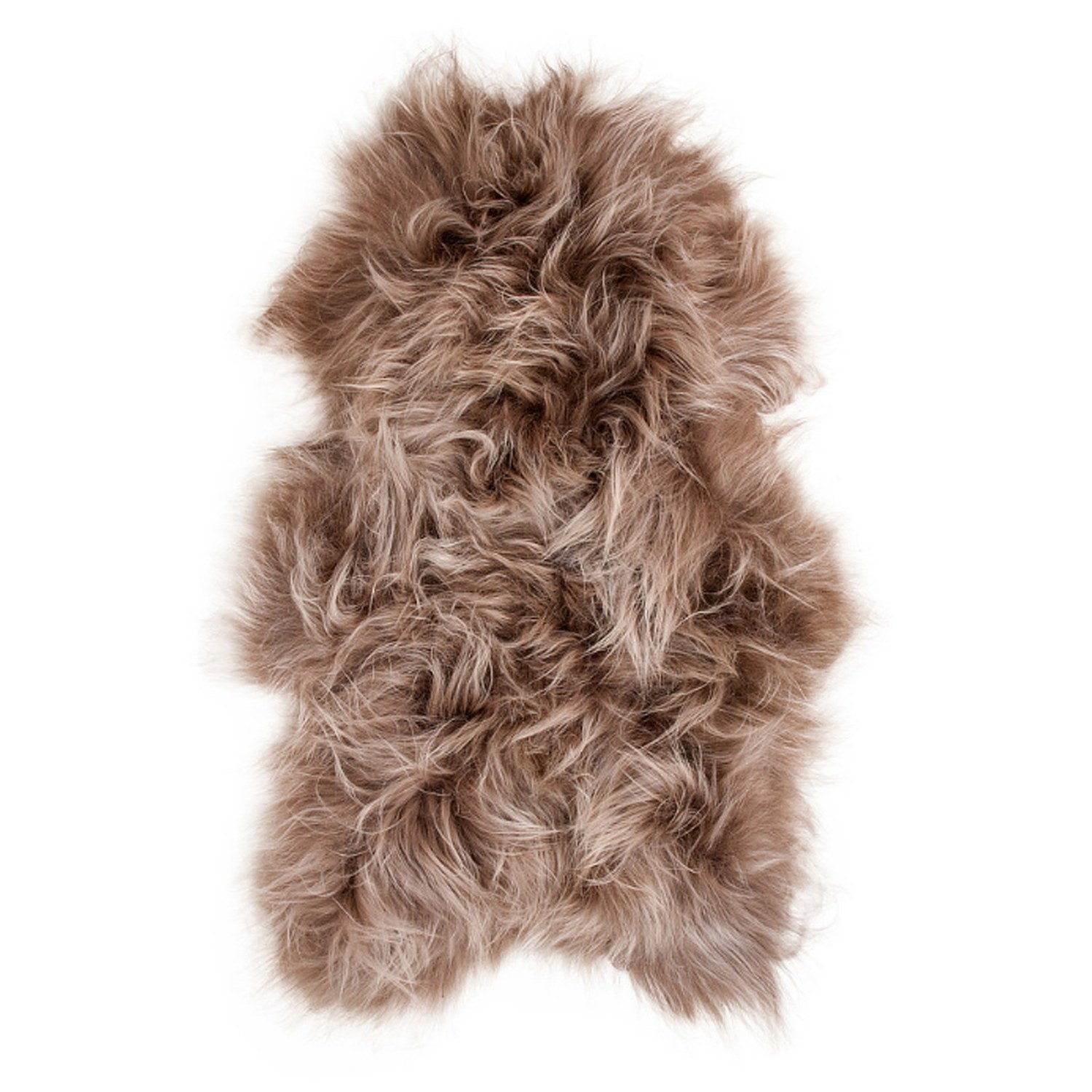 Icelandic Longwool Rug Sheepskin Taupe #_shape=Rectangle