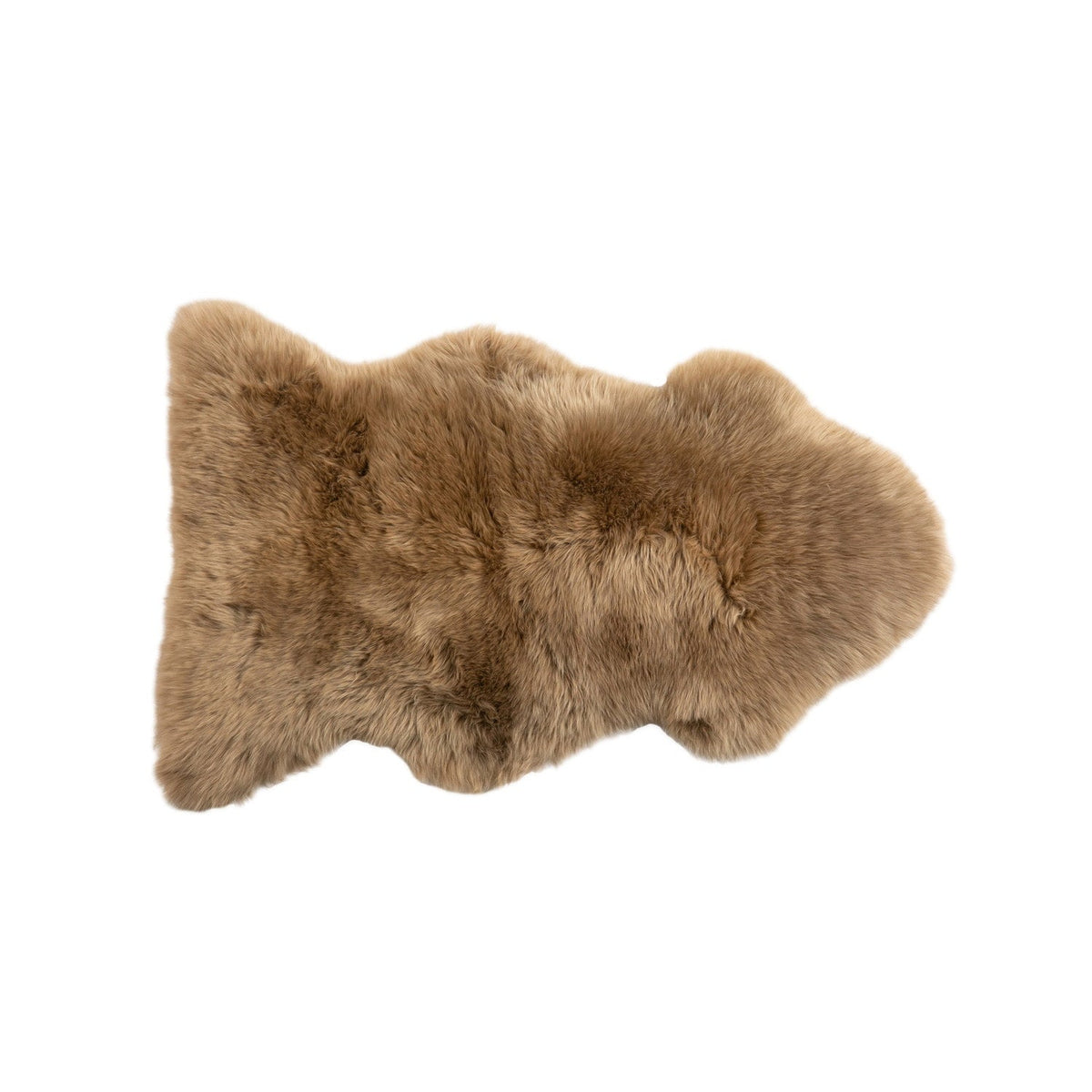 Long Wool Sheepskin Rug Single Butterscotch #_shape=Rectangle