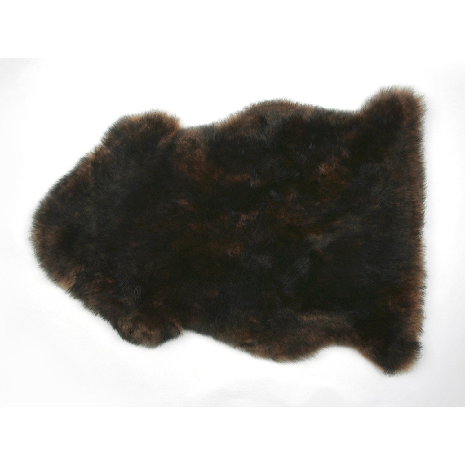 Long Wool Sheepskin Rug Single Cinnamon #_shape=Rectangle