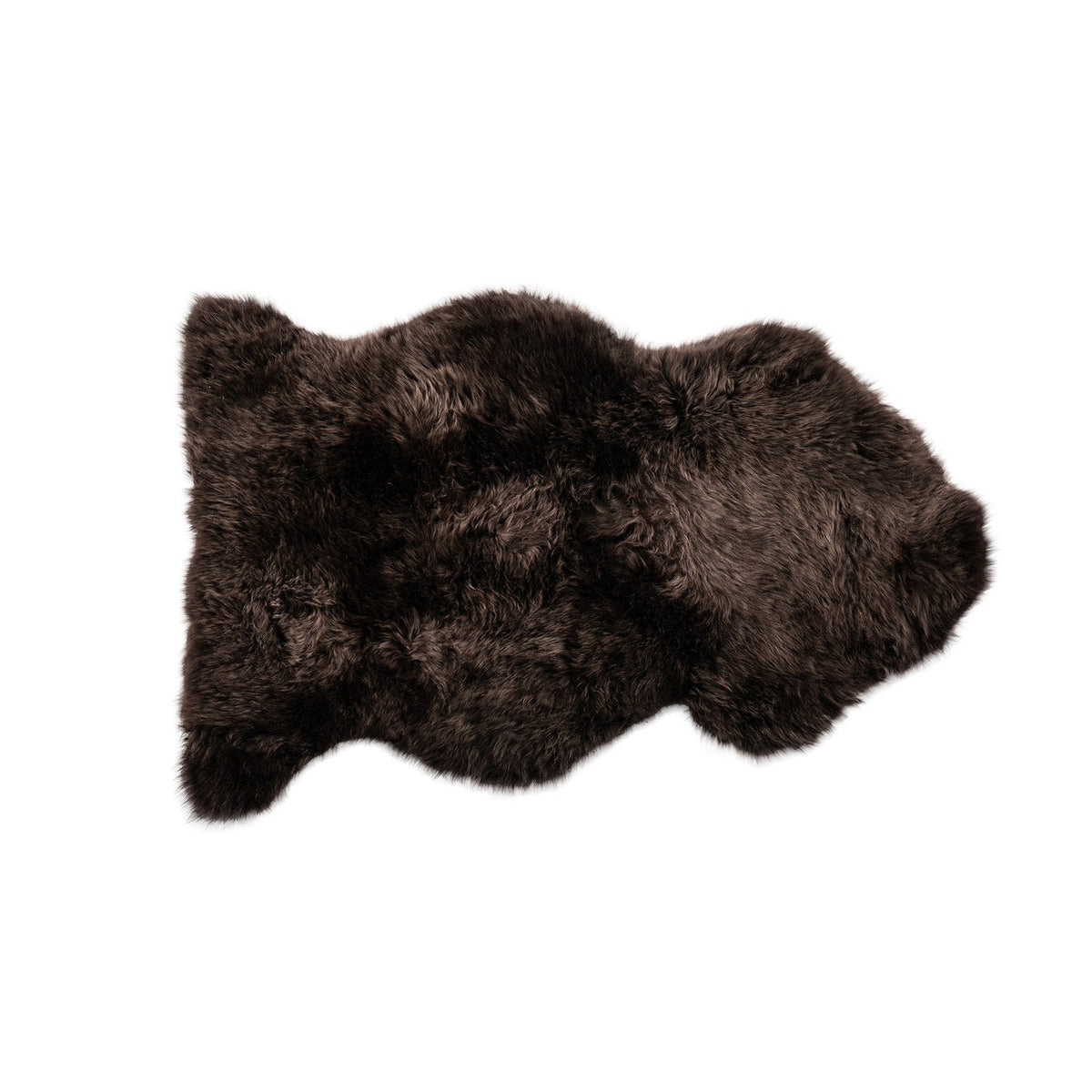 Long Wool Sheepskin Rug Single Cafecito #_shape=Rectangle