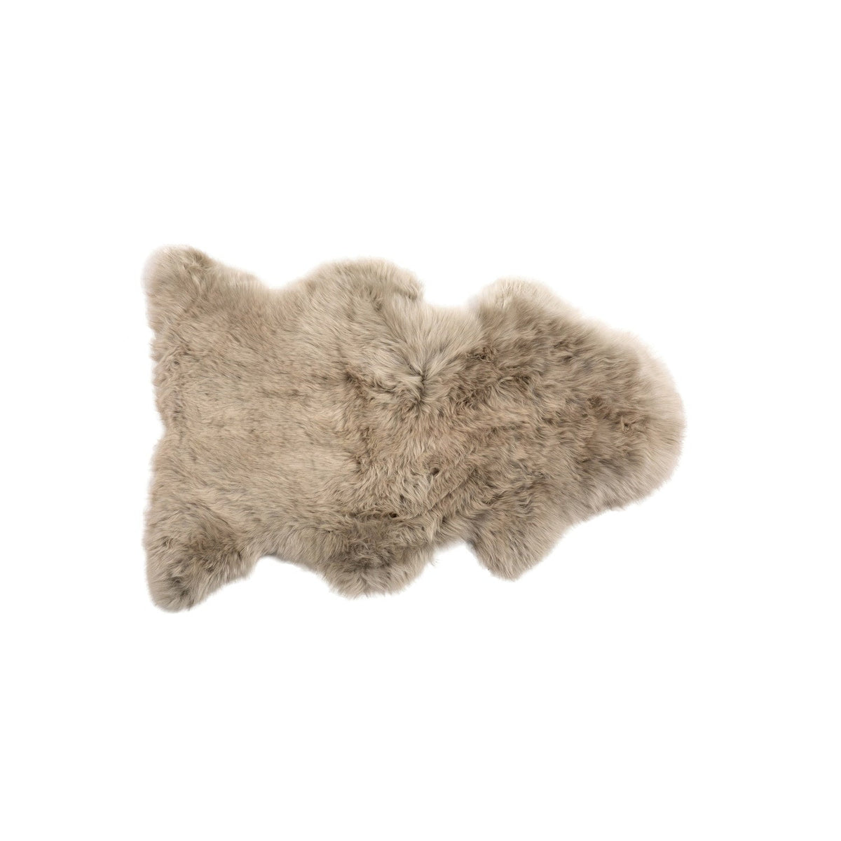 Long Wool Sheepskin Rug Single Tan #_shape=Rectangle