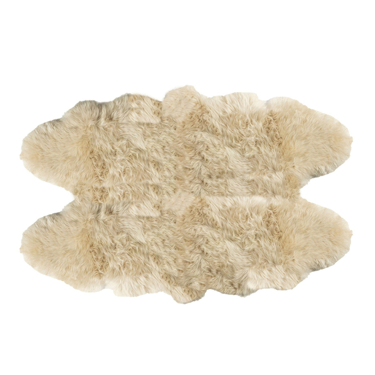 Long Wool Sheepskin Rug in Bisque – New Zealand & Australian Hides