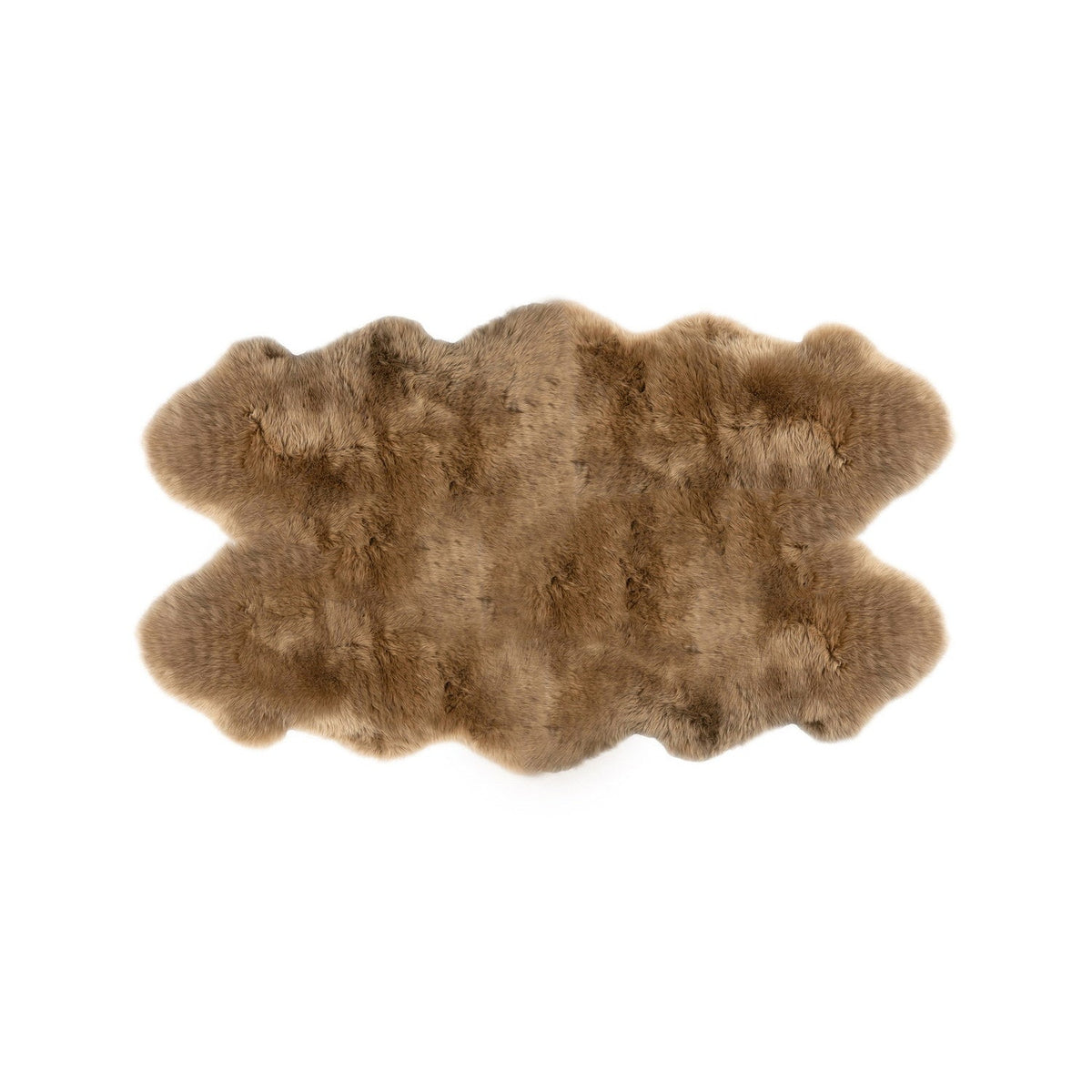 Long Wool Sheepskin Rug Quarto Butterscotch #_shape=Rectangle