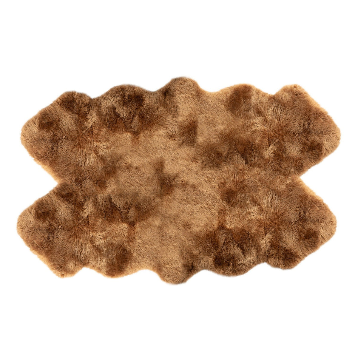 Long Wool Sheepskin Rug Quarto Granola #_shape=Rectangle