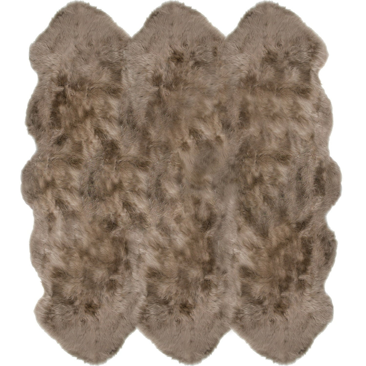 Long Wool Sheepskin Rug in Taupe – New Zealand & Australian Hides