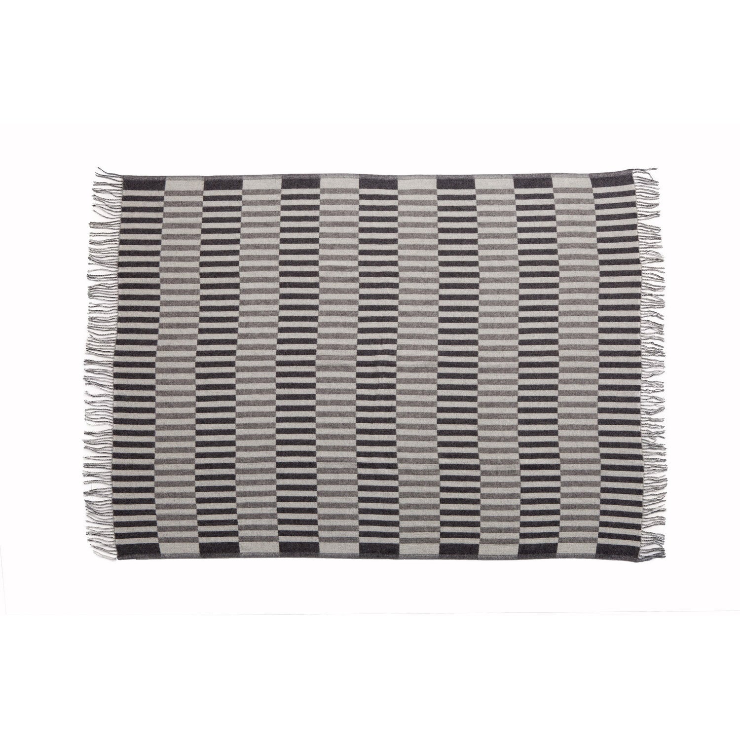 Riley Woven Throw Gray 2