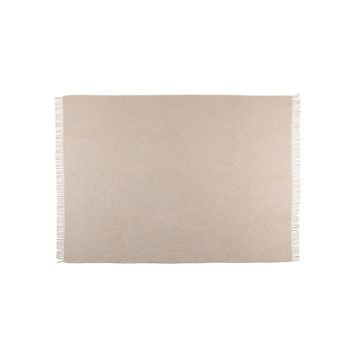 Recycled Wool And Alpaca Sandoy Throw Camel 2