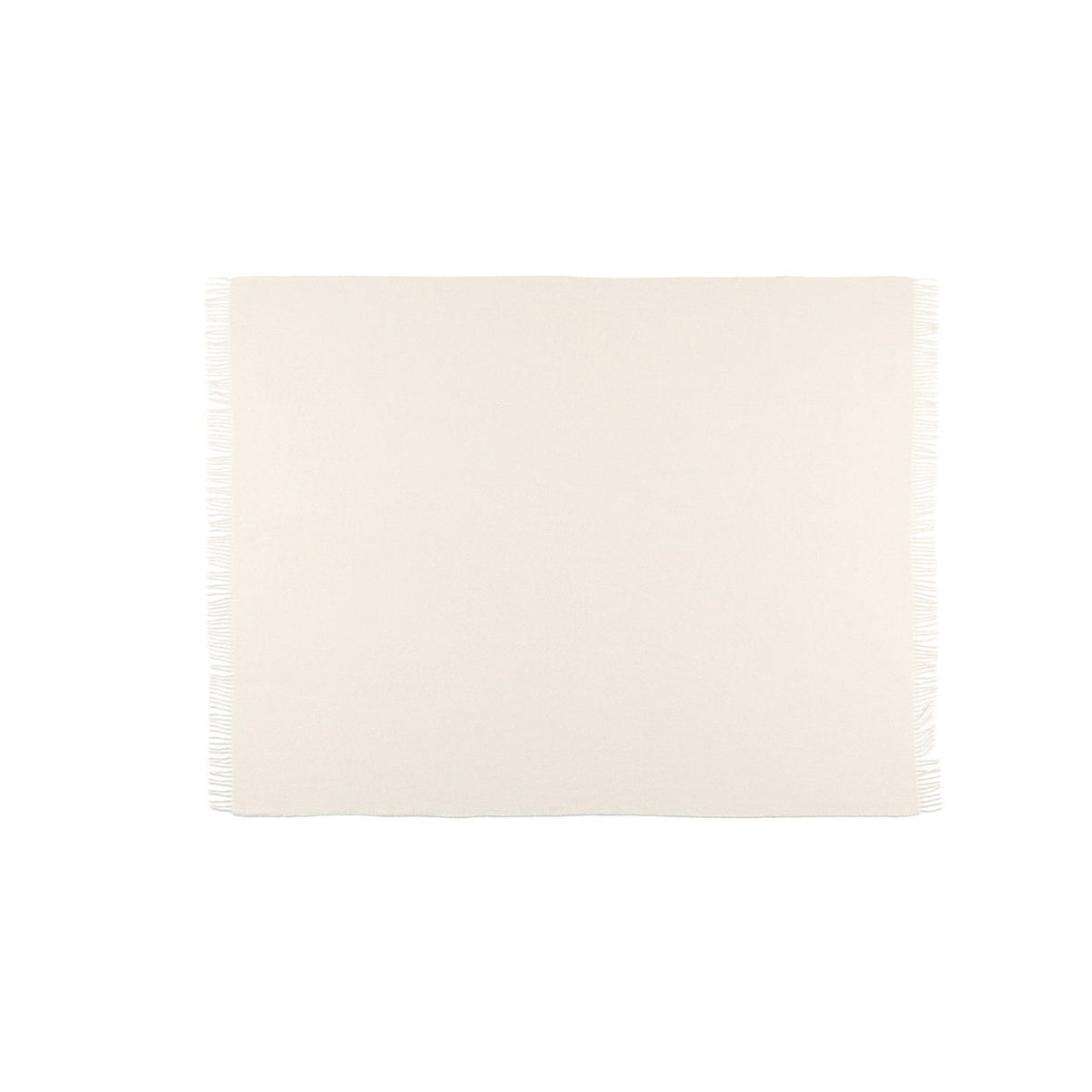 Recycled Wool And Alpaca Sandoy Throw Ivory 2
