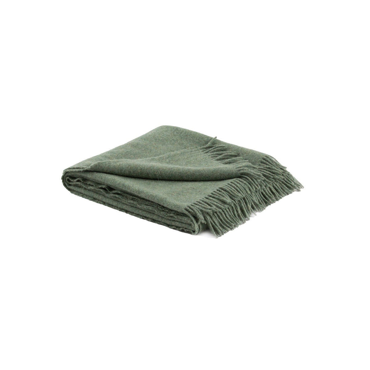 Recycled Wool And Alpaca Sandoy Throw Light Green #_shape=Rectangle