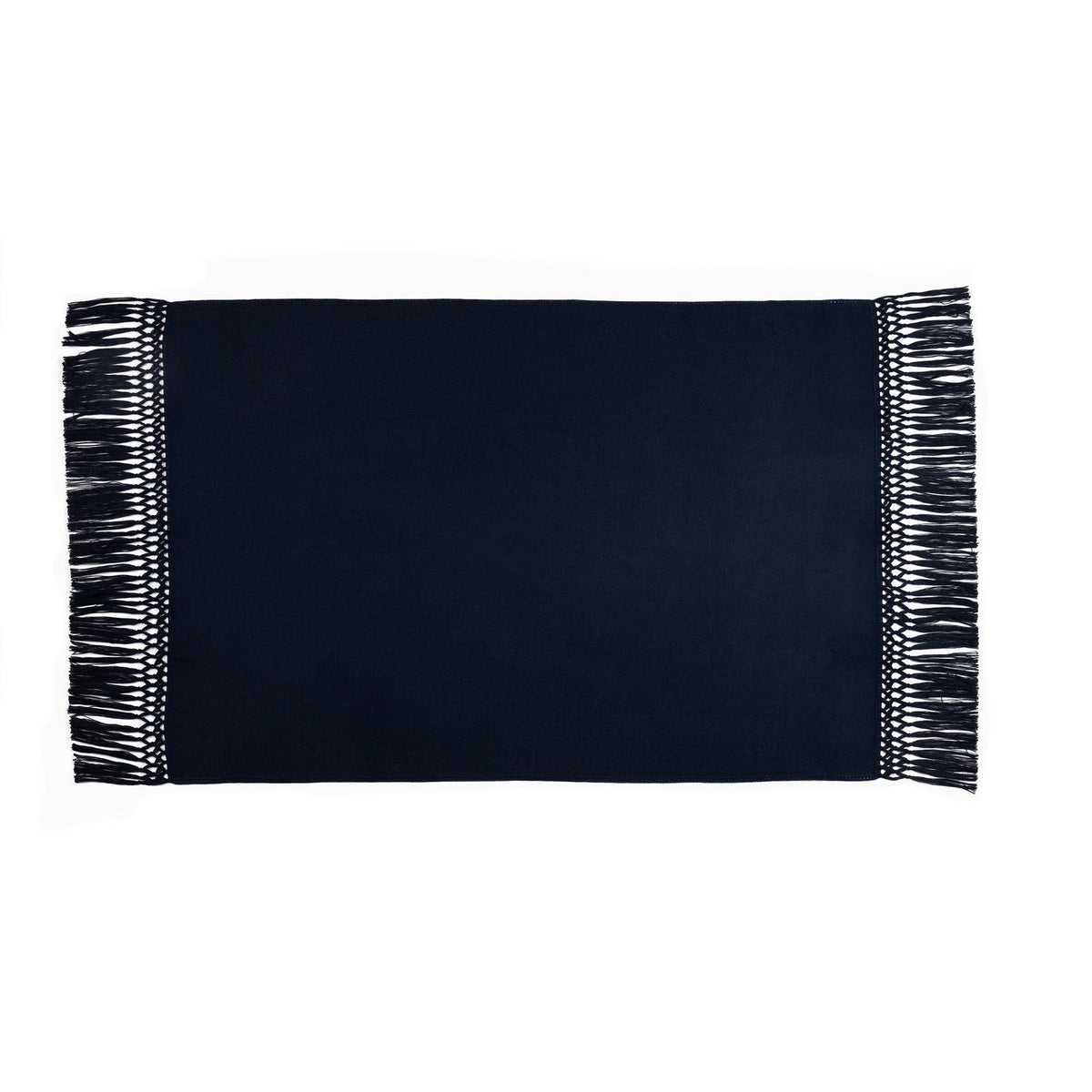 Baby Alpaca Throw COOL Dark Navy 2