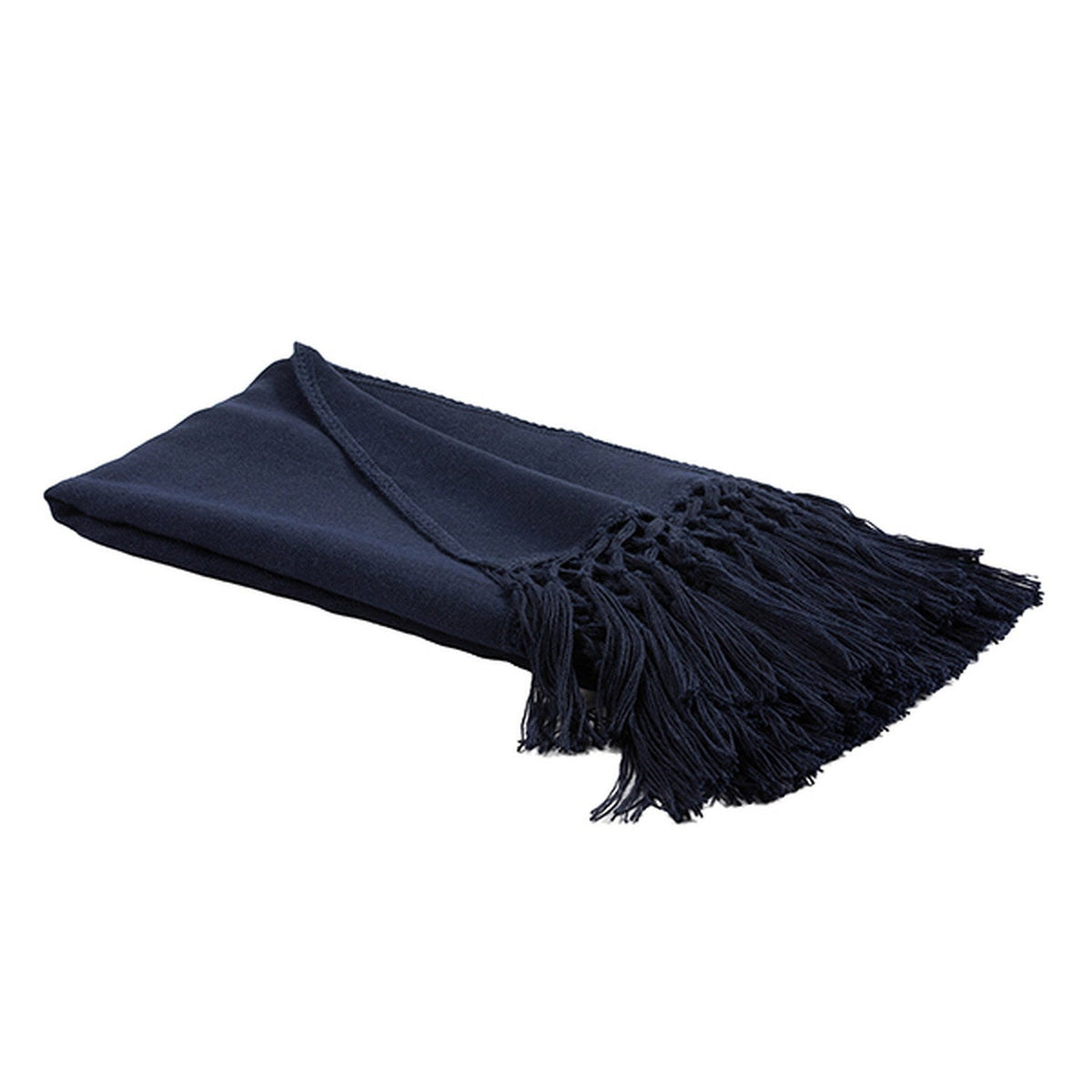 Baby Alpaca Throw COOL Dark Navy #_shape=Rectangle