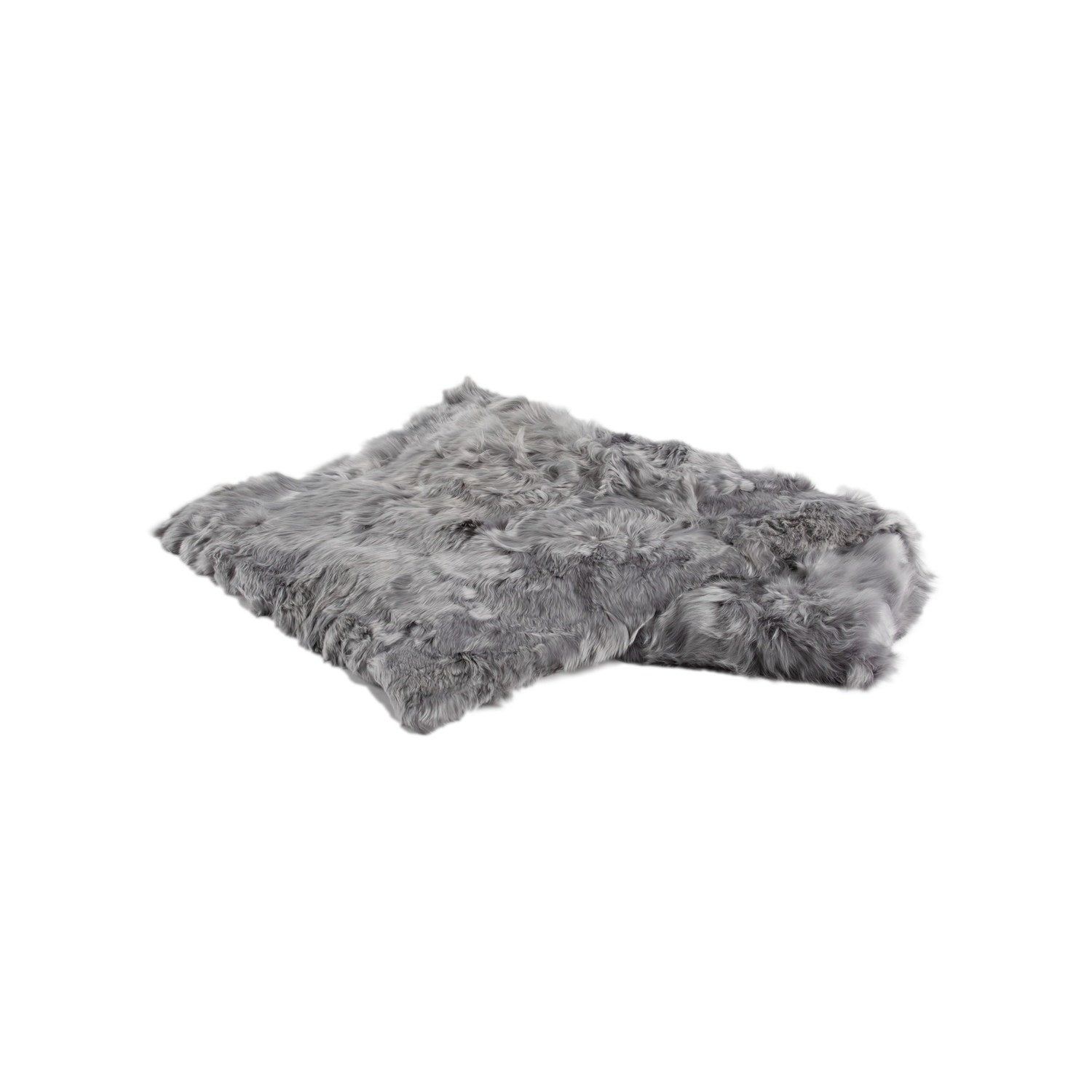 Queen Size Alpaca Bed Scarf Glacier #_shape=Rectangle