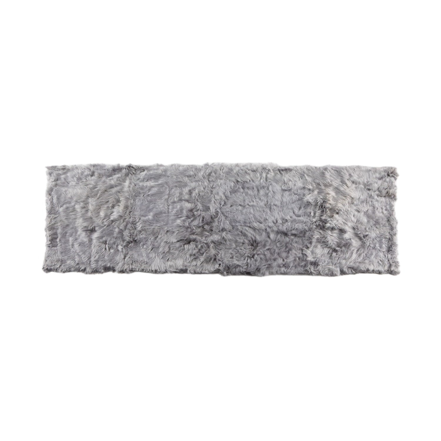 Queen Size Alpaca Bed Scarf Glacier 2