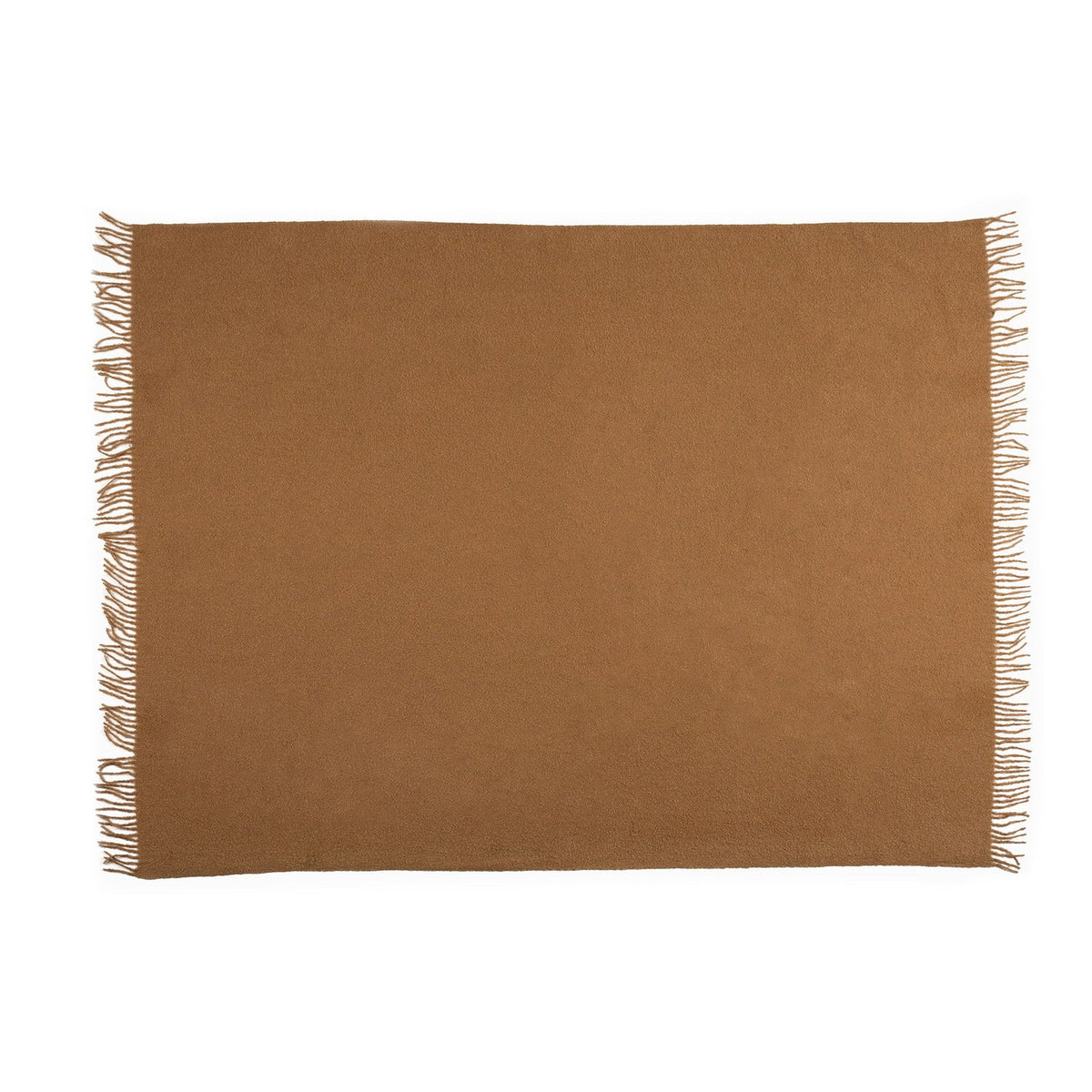 Baby Alpaca Throw Boucle Tan 2