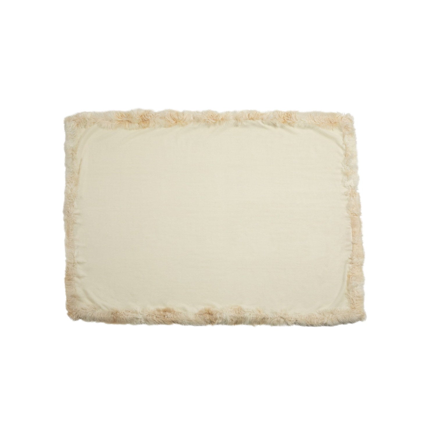 Baby Alpaca Woven Throw W/ Alpaca Fur Trim Popcorn 2