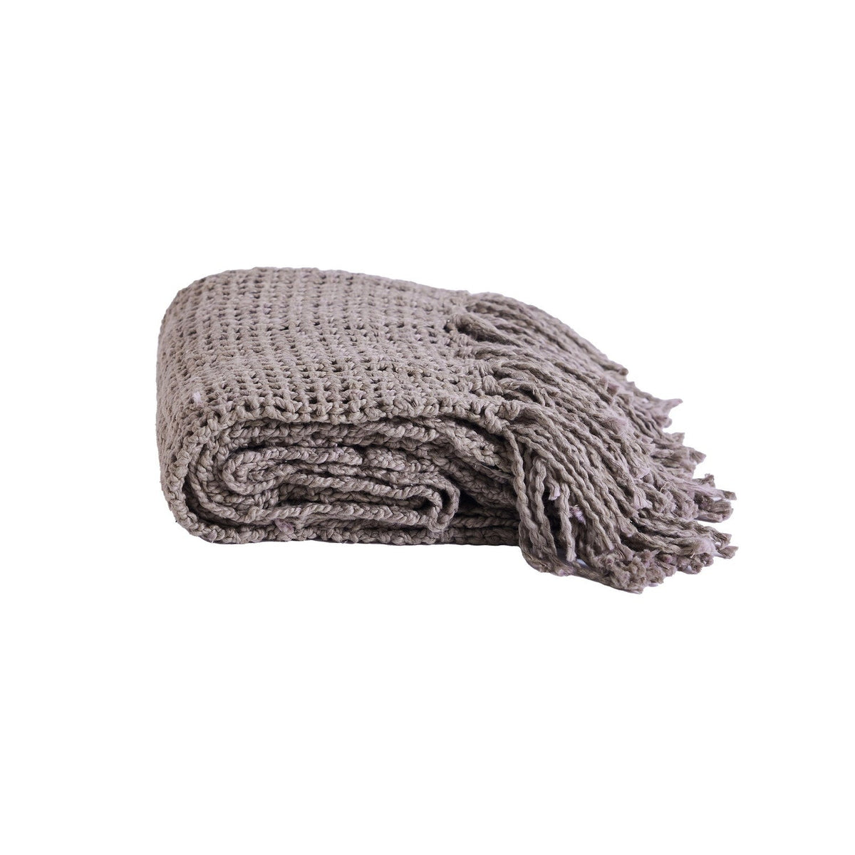 Ashland Artisinal Handwoven Throw Dull Green #_shape=Rectangle