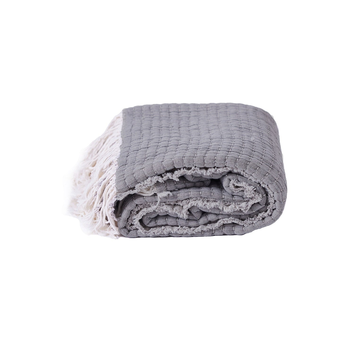 Briar Artisinal Handwoven Throw Dark Grey #_shape=Rectangle