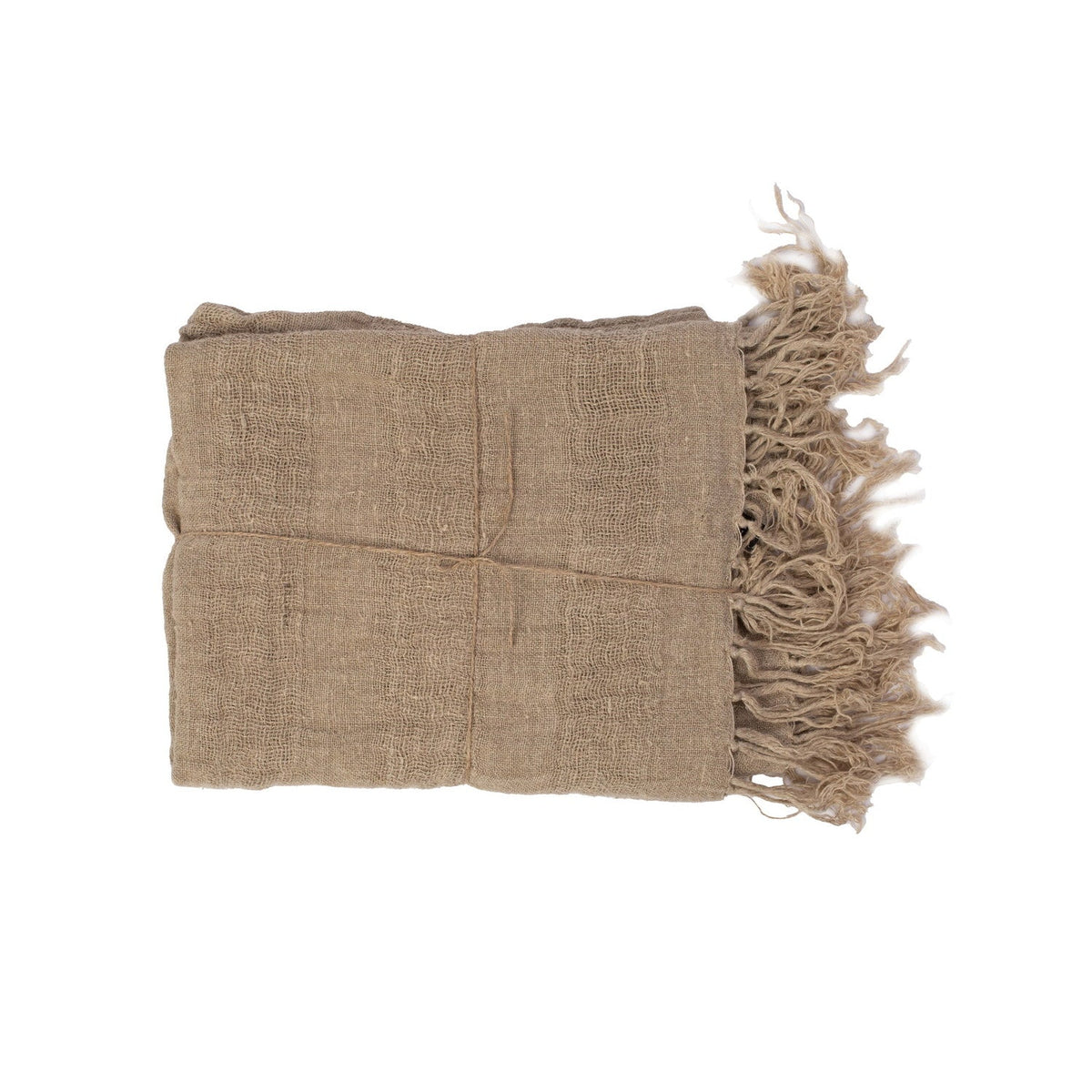Rowan Artisinal Handwoven Throw Ecru #_shape=Rectangle