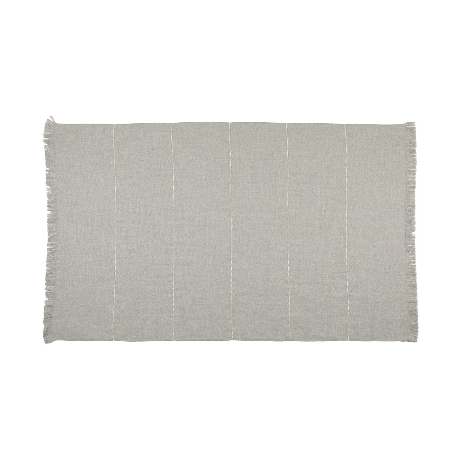 Throw THEO 100% Baby Alpaca With Accent Grey 2