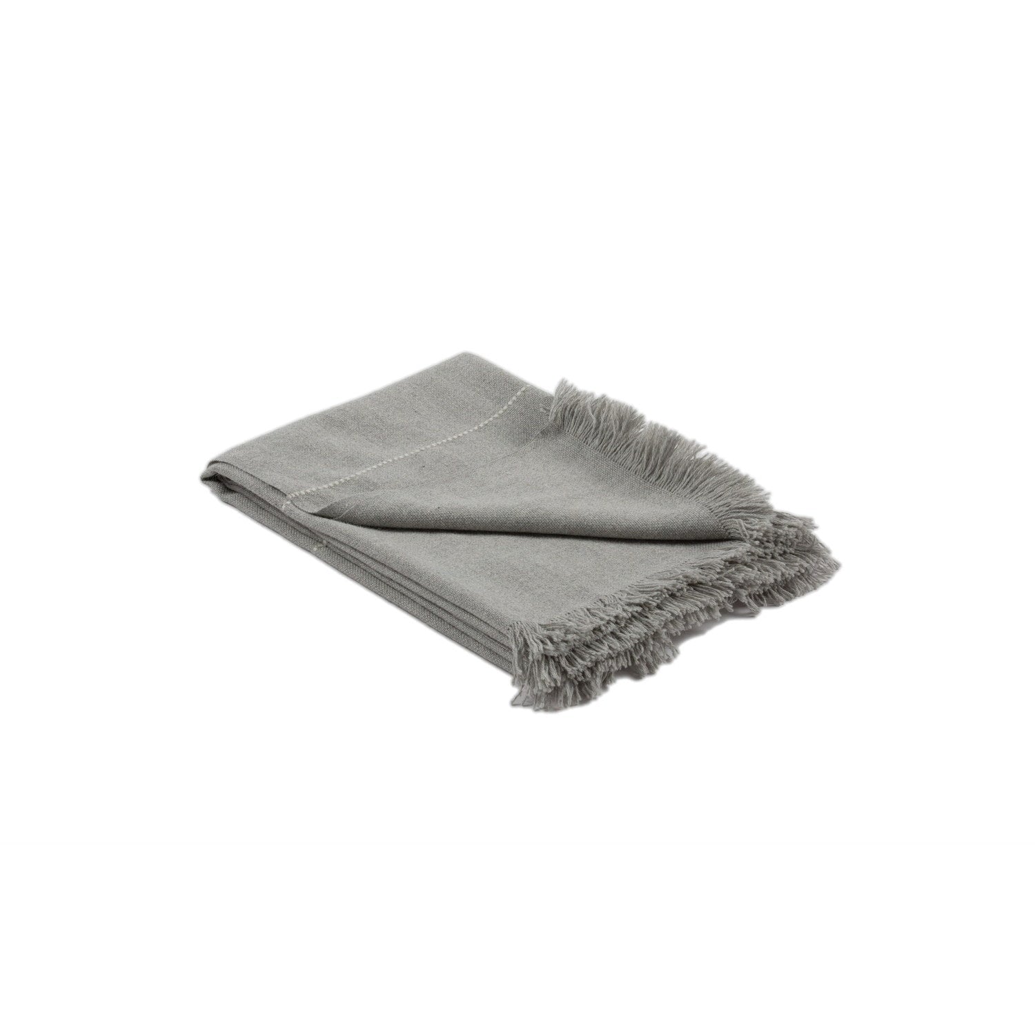 Throw THEO 100% Baby Alpaca With Accent Grey #_shape=Rectangle