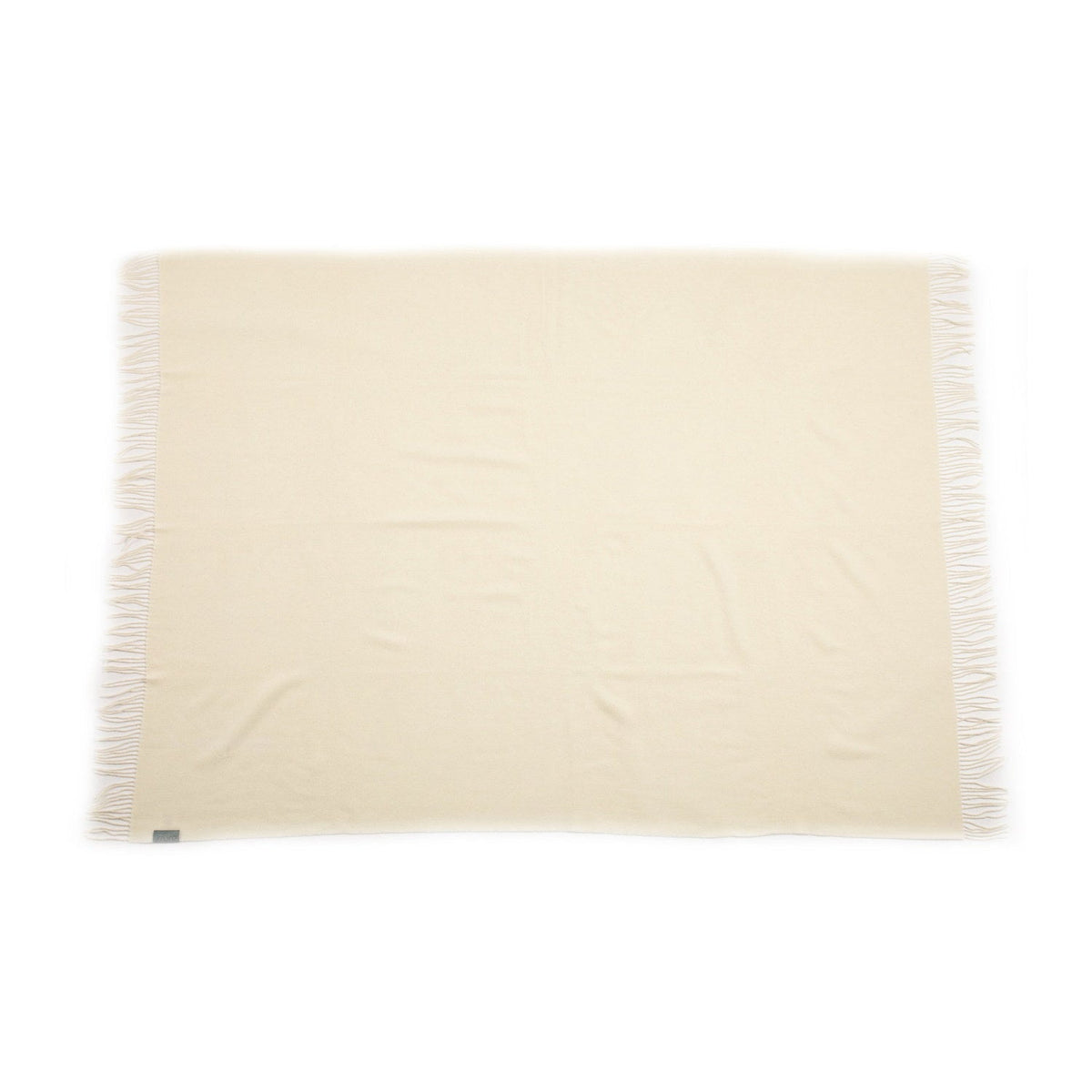 55x79" Milan Wool/cashmere Throw Winter White 2