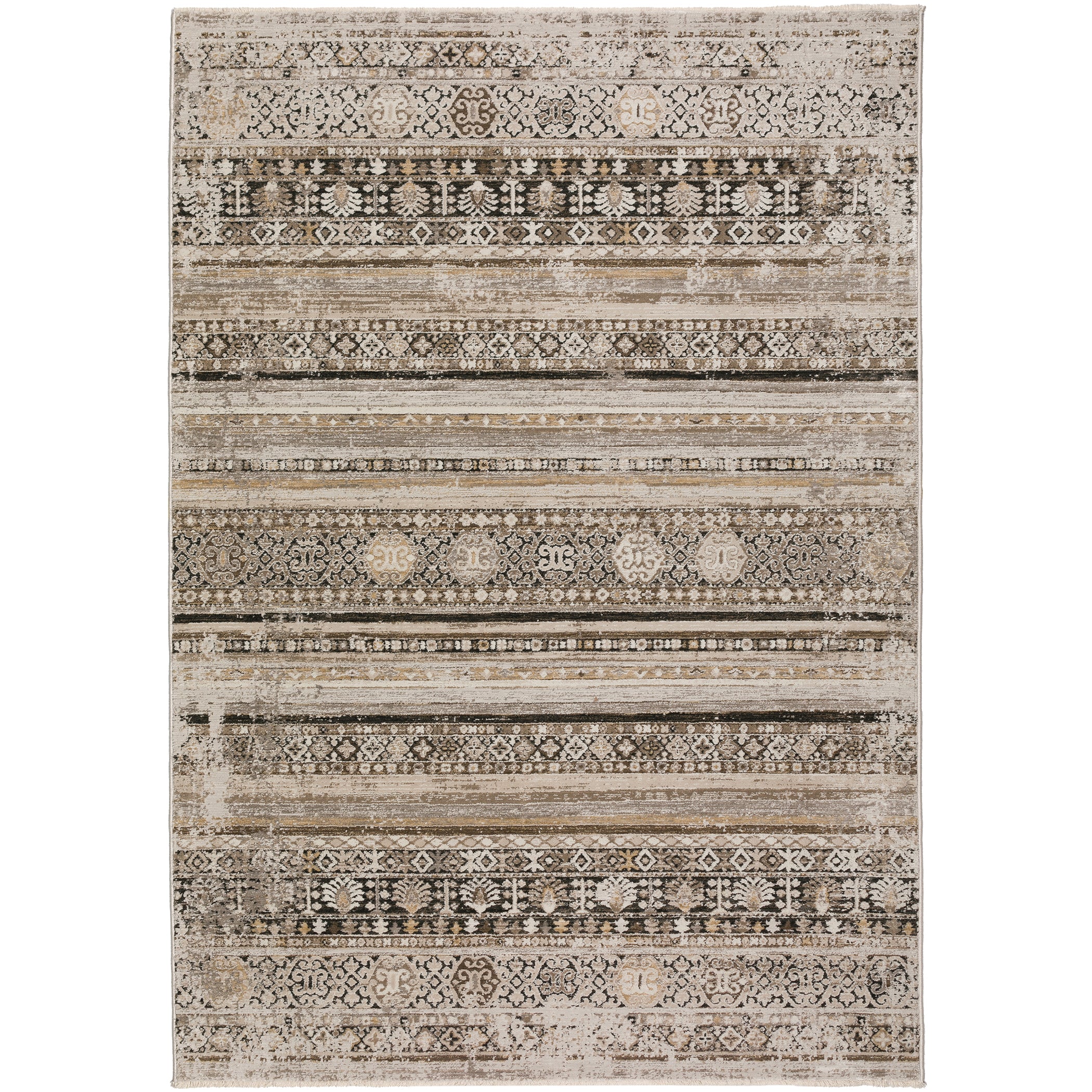 Traditional AY1 Taupe Brown Rug 3'3" x 5'3" #shape_Rectangle
