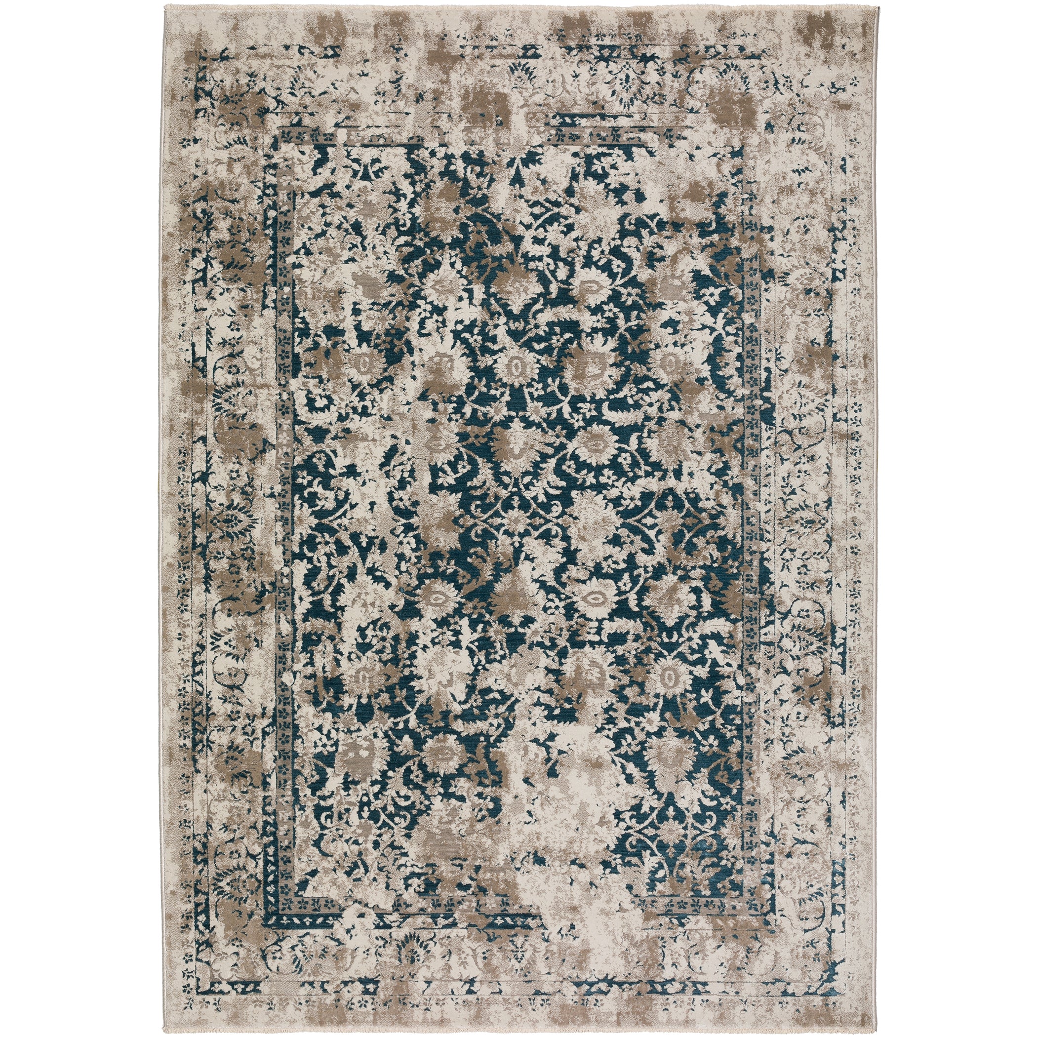 Traditional AY2 Baltic Blue Rug 3'3" x 5'3" #shape_Rectangle