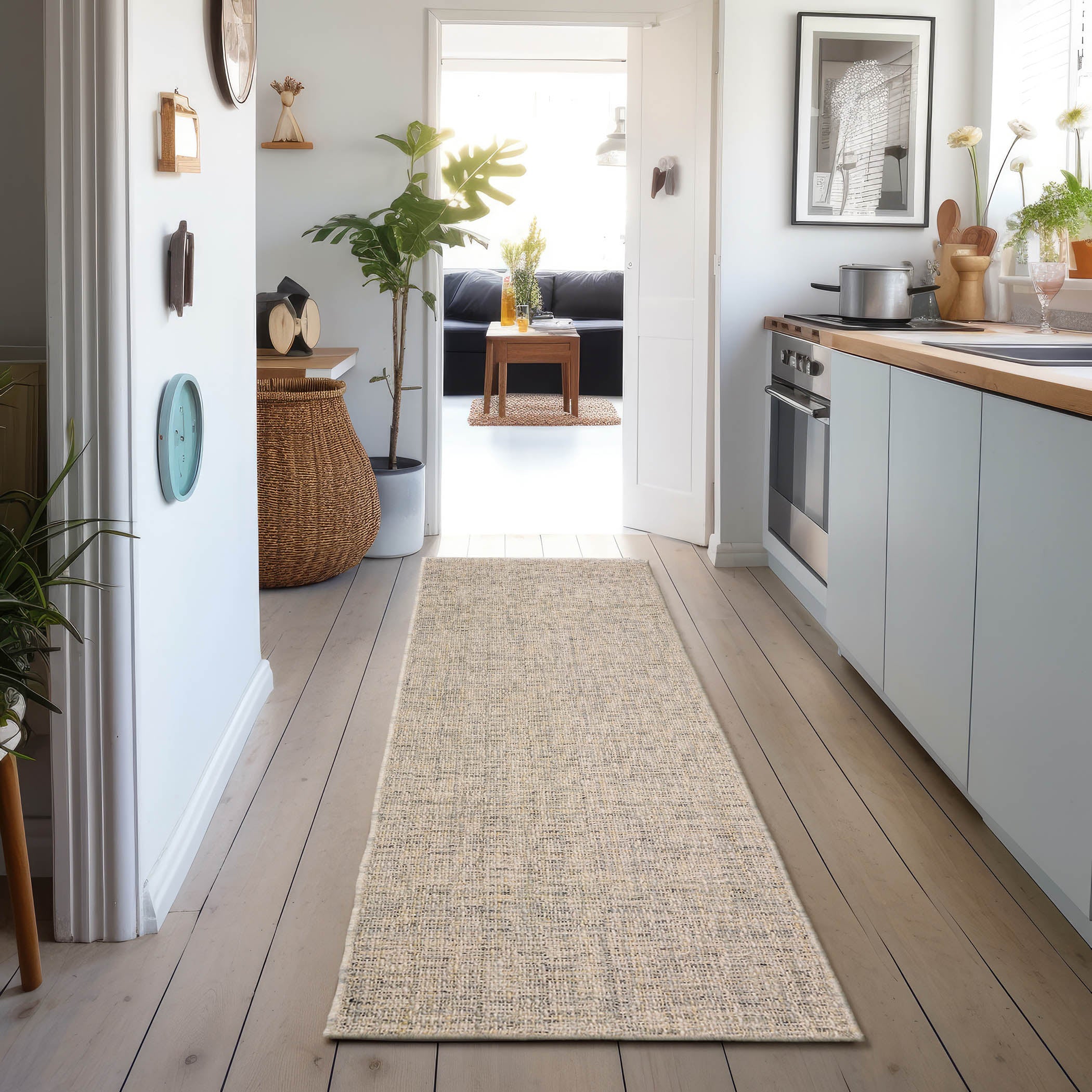 Casual AZ1 Ivory Rug 2'3" x 7'6" #shape_Runner