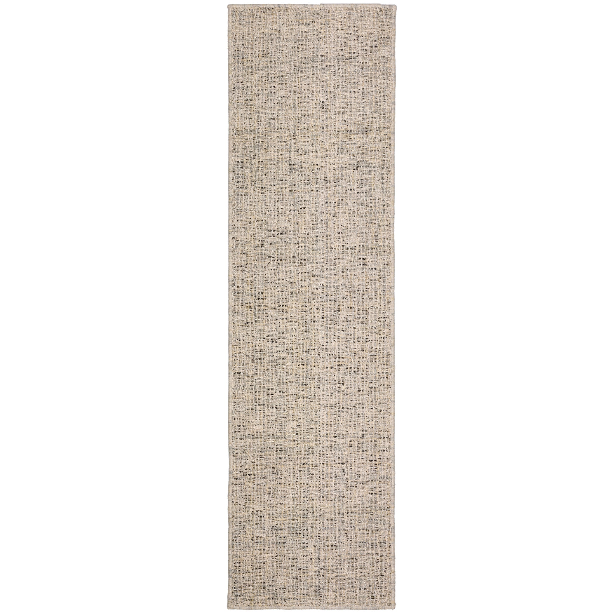 Casual AZ1 Ivory Wool Rug 2'3" x 7'6" #shape_Runner