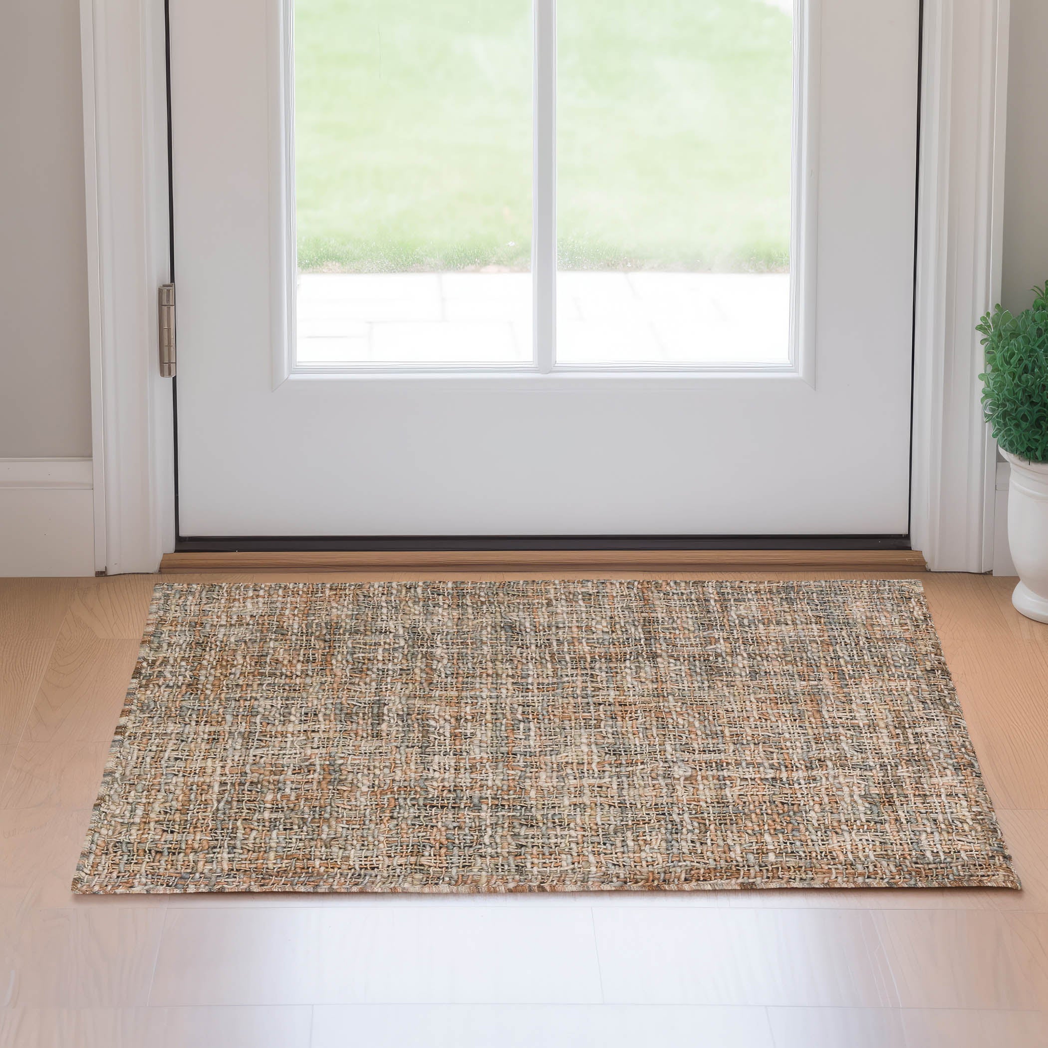Casual AZ1 Putty Brown Rug 2' x 3' #shape_Rectangle