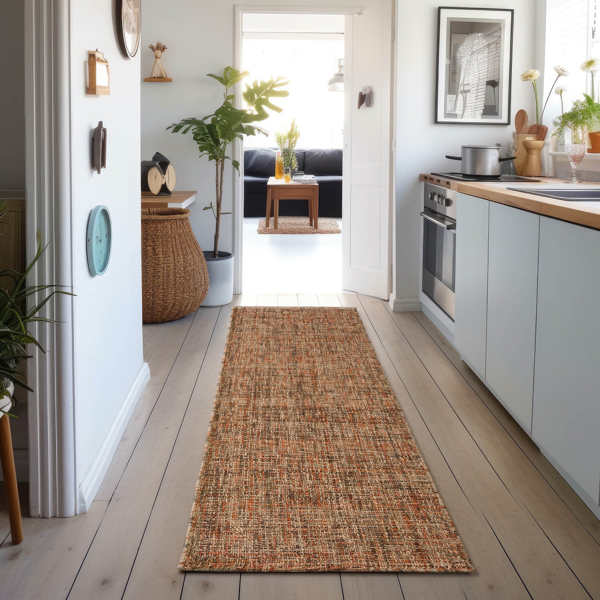 Casual AZ1 Spice Red Rug 2'3" x 7'6" #shape_Runner