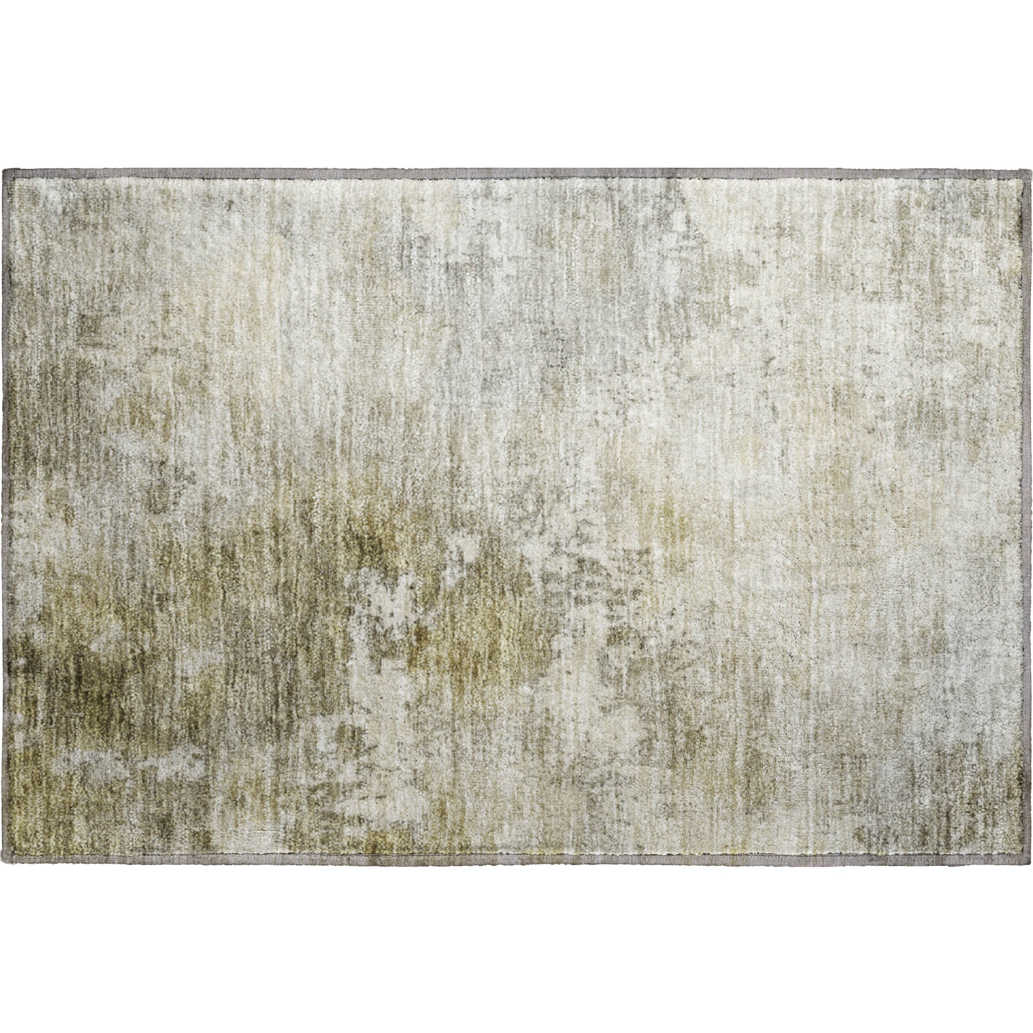 Luxury Washable Indoor/Outdoor Transitional BC2 Wheat Gold Rug 1'8" x 2'6" #shape_Rectangle