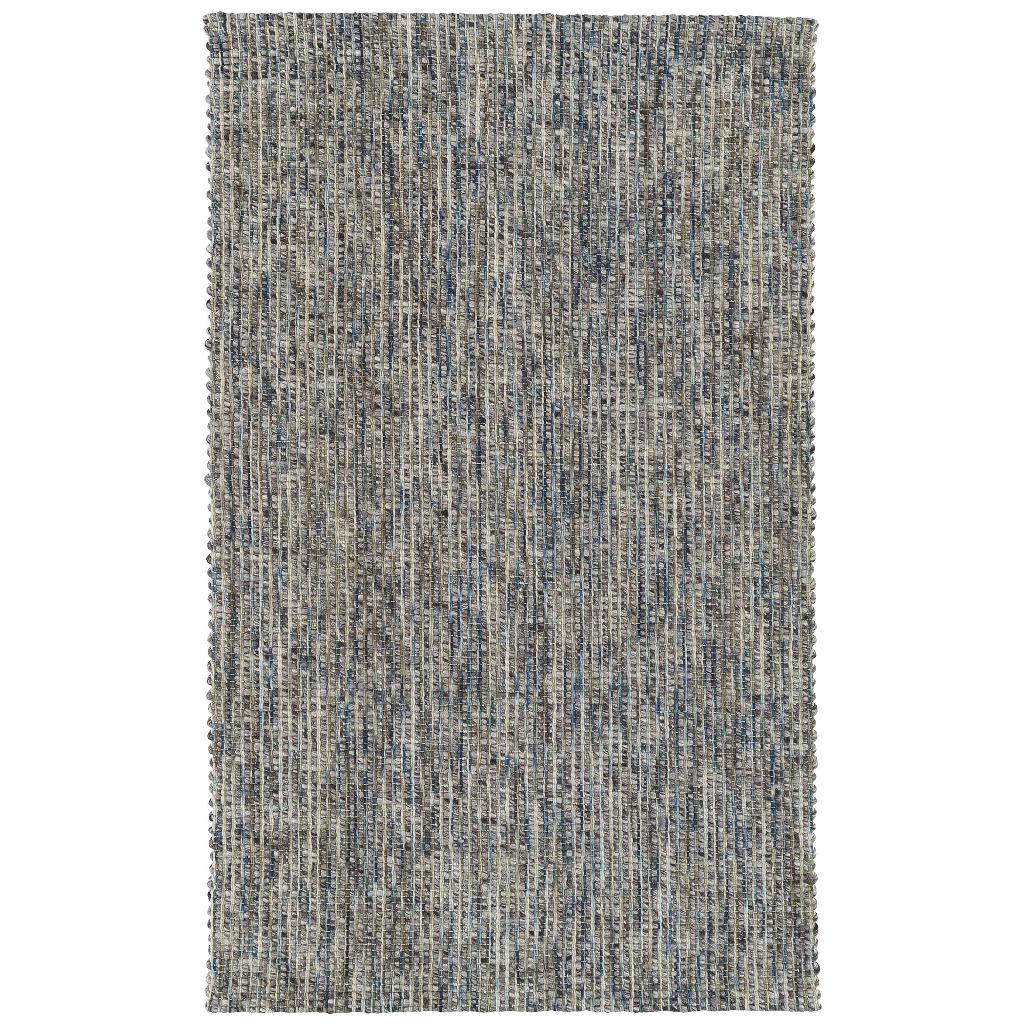 Casual BD1 Lakeview Blue Wool Rug 2'3" x 7'6" #shape_Runner
