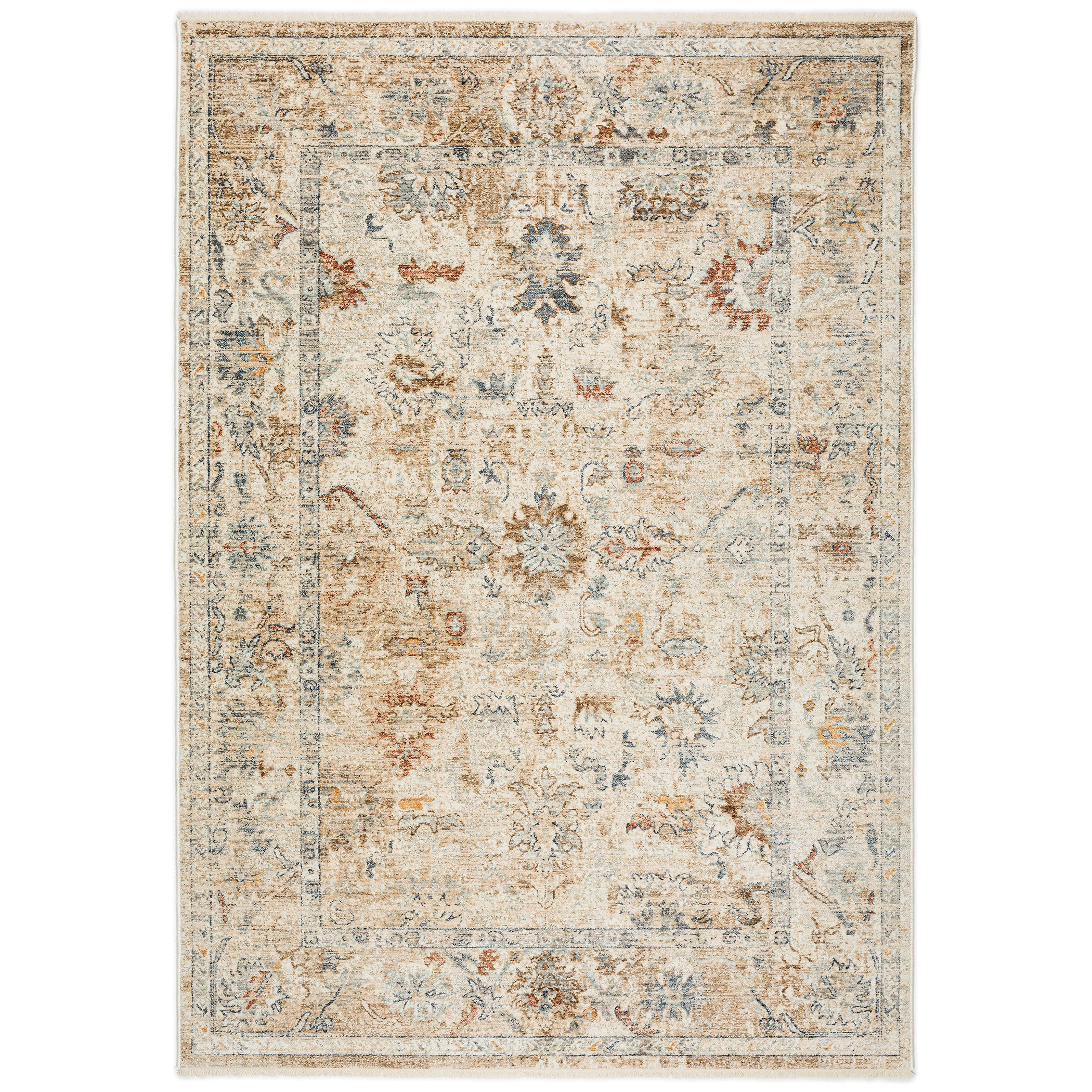 Traditional BE4 Ivory Rug 1'8" x 2'6" #shape_Rectangle