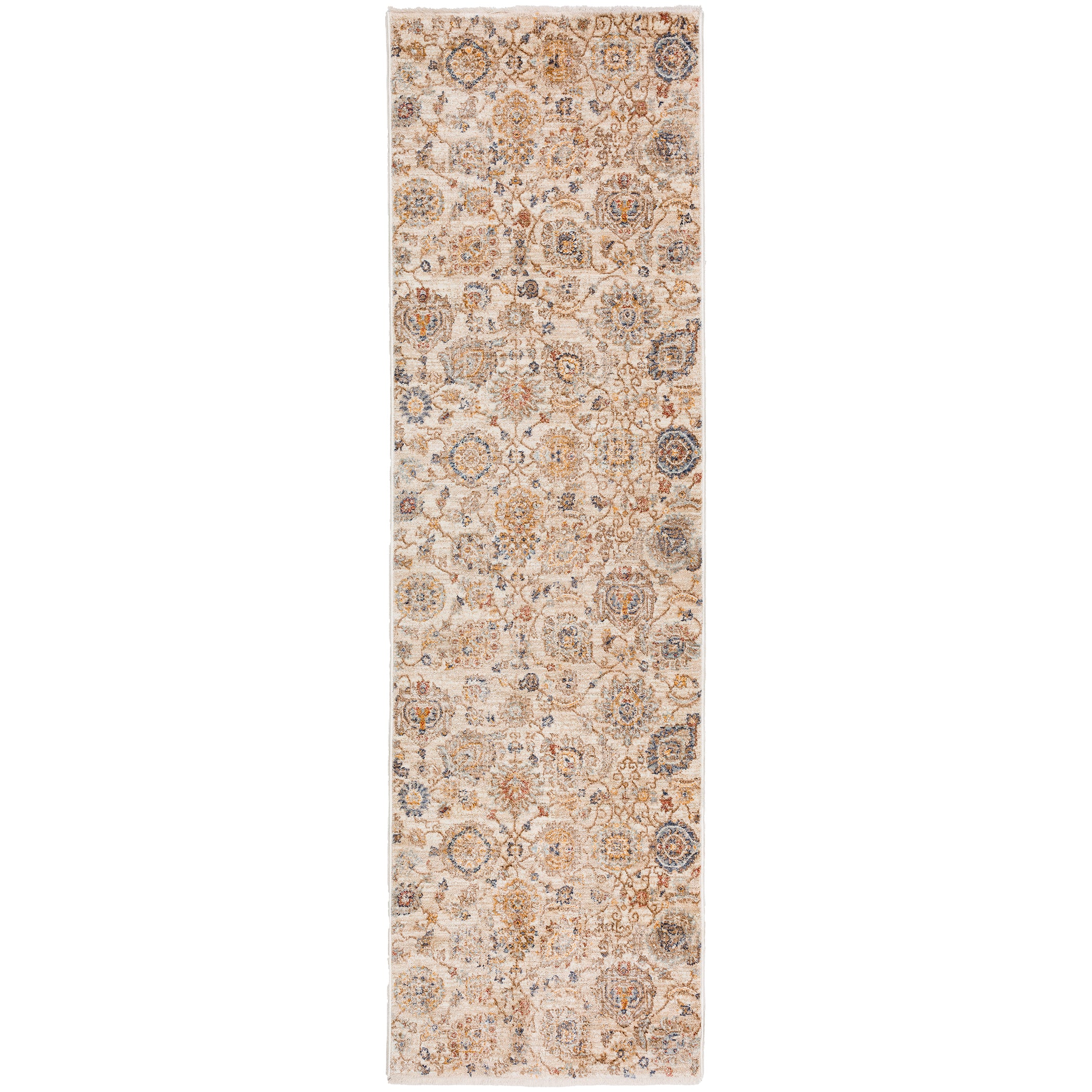 Traditional BE5 Ivory Rug 2'3" x 7'10" #shape_Runner
