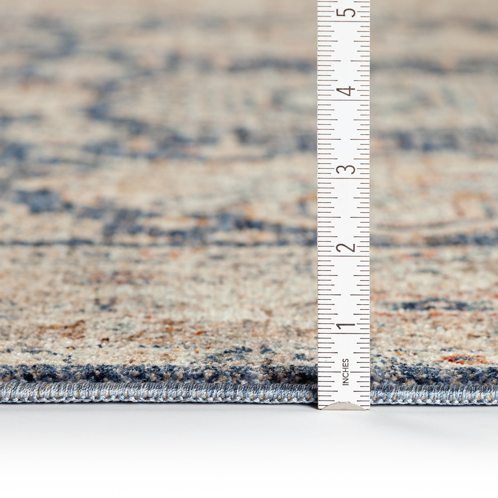 Traditional BE8 Navy Blue Rug 1'8" x 2'6" #shape_Rectangle