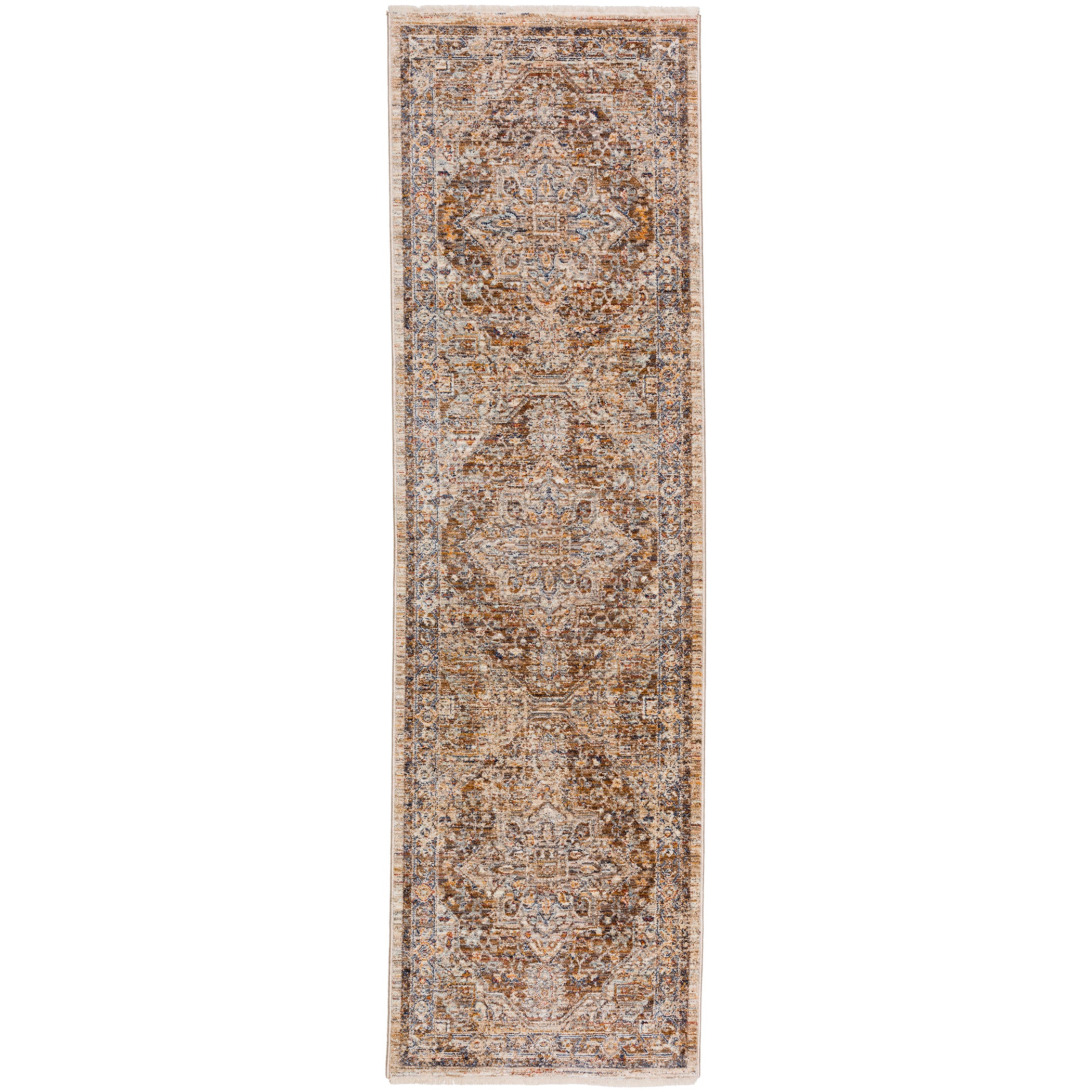 Traditional BE9 Mocha Brown Rug 2'3" x 7'10" #shape_Runner