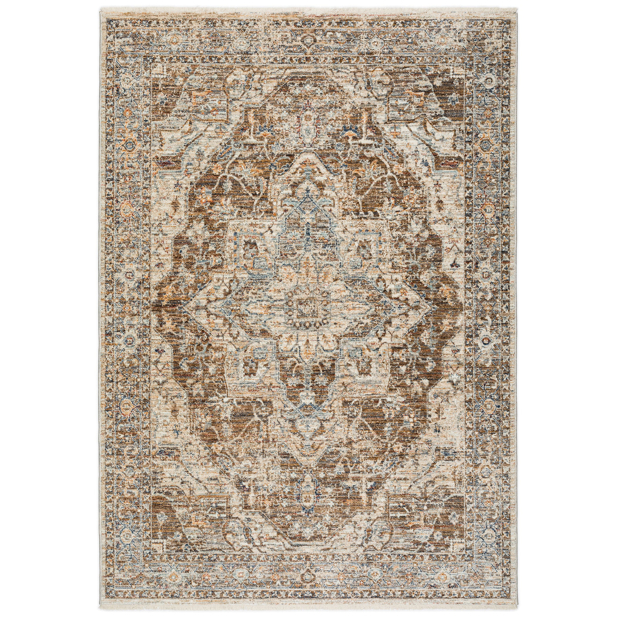 Traditional BE9 Mocha Brown Rug 1'8" x 2'6" #shape_Rectangle