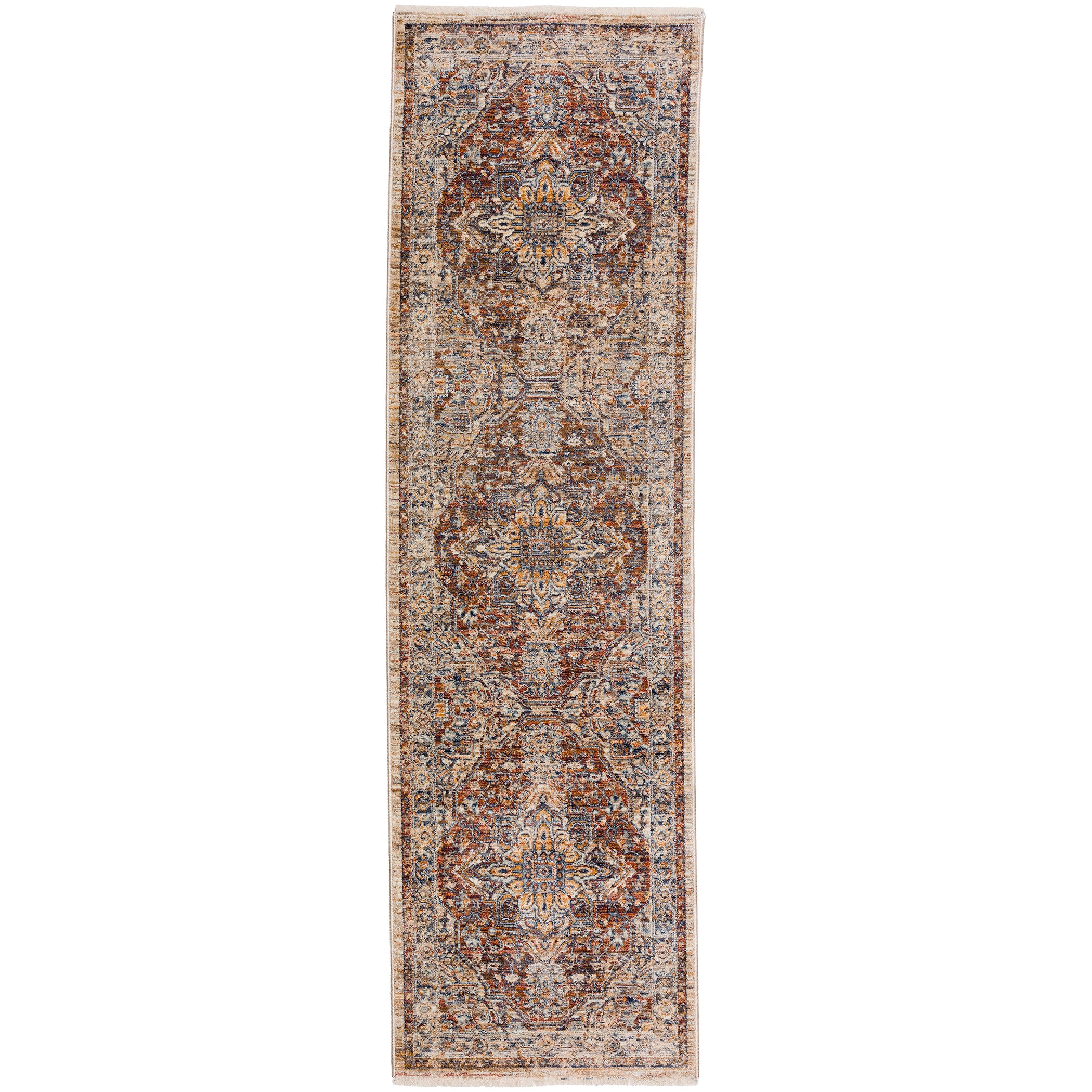 Traditional BE9 Spice Red Rug 2'3" x 7'10" #shape_Runner