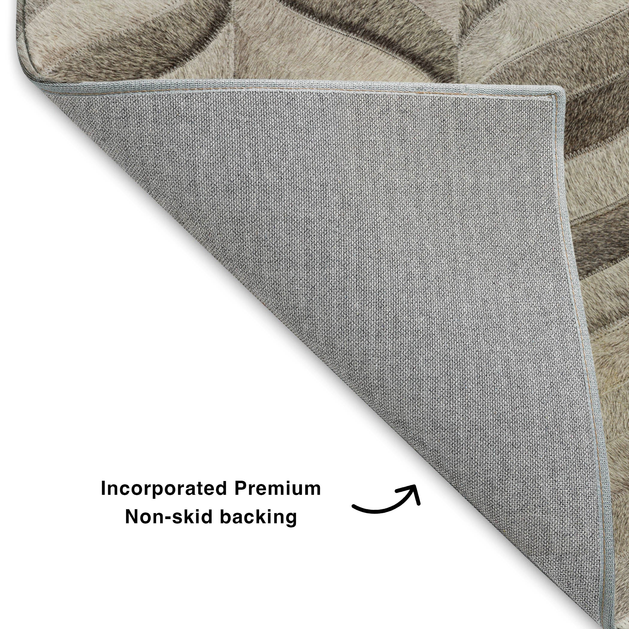 Luxury Washable Indoor/Outdoor Lodge BM11 Gray Rug 1'8" x 2'6" #shape_Rectangle