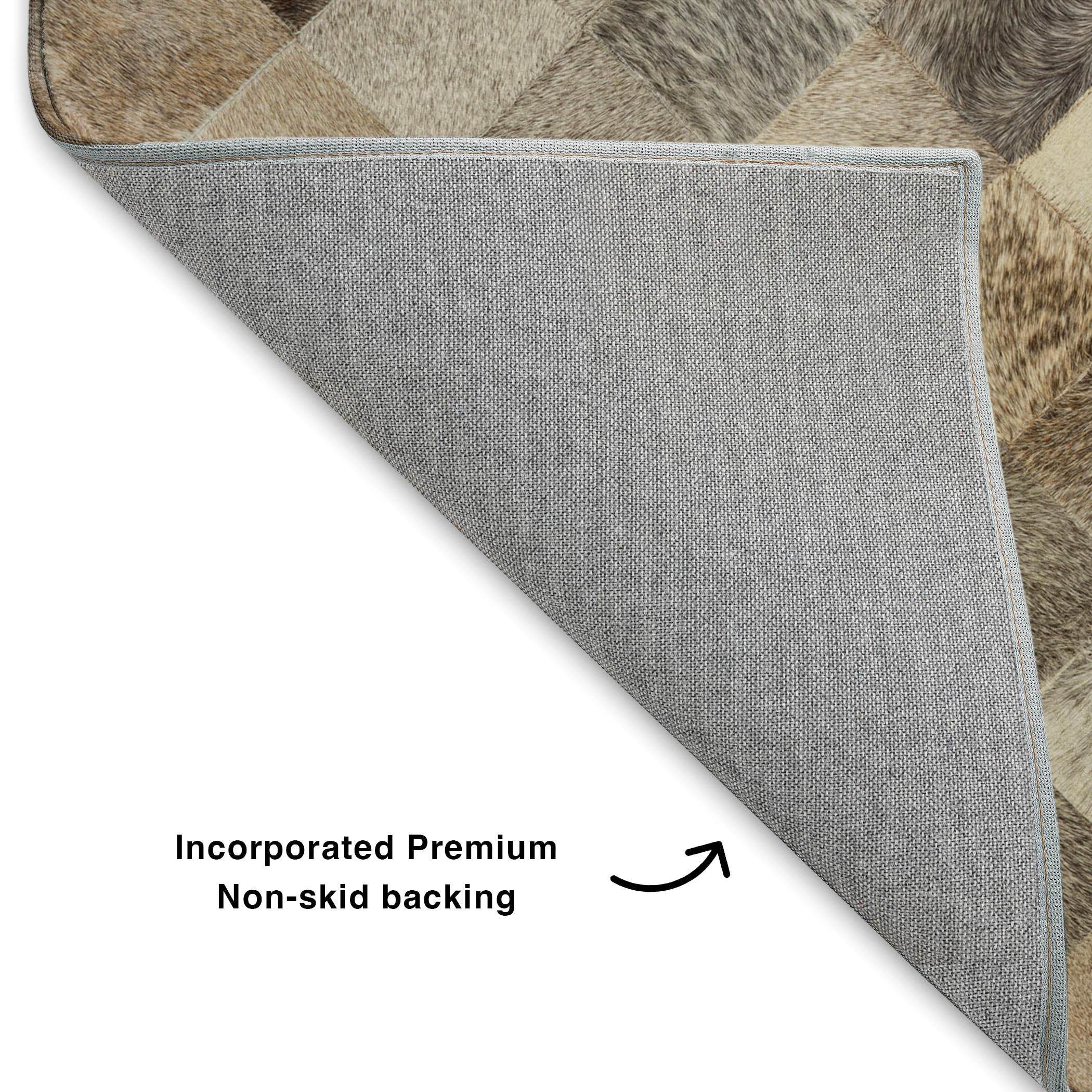 Luxury Washable Indoor/Outdoor Lodge BM2 Gray Rug 1'8" x 2'6" #shape_Rectangle