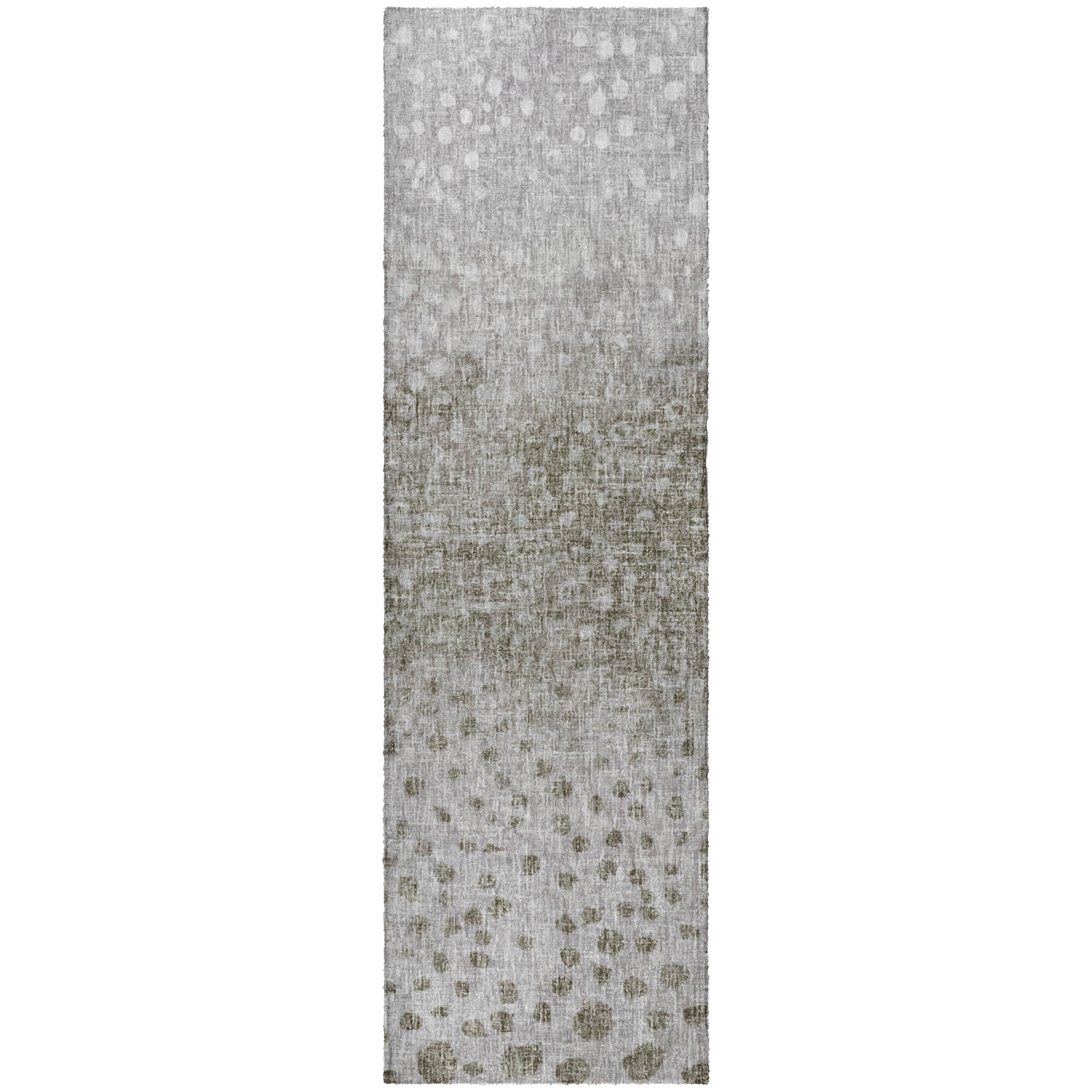 Luxury Washable Casual BO12 Taupe Brown Rug 2'3" x 7'6" #shape_Runner