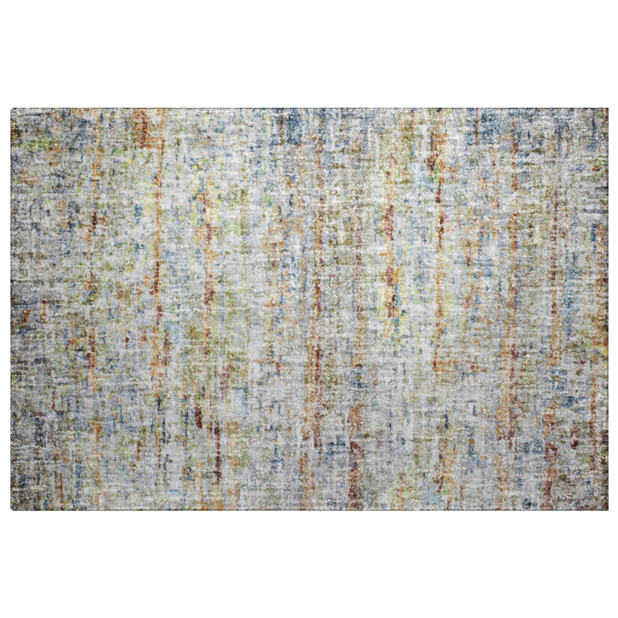 Luxury Washable Casual BO13 Putty Ivory Rug 1'8" x 2'6" #shape_Rectangle