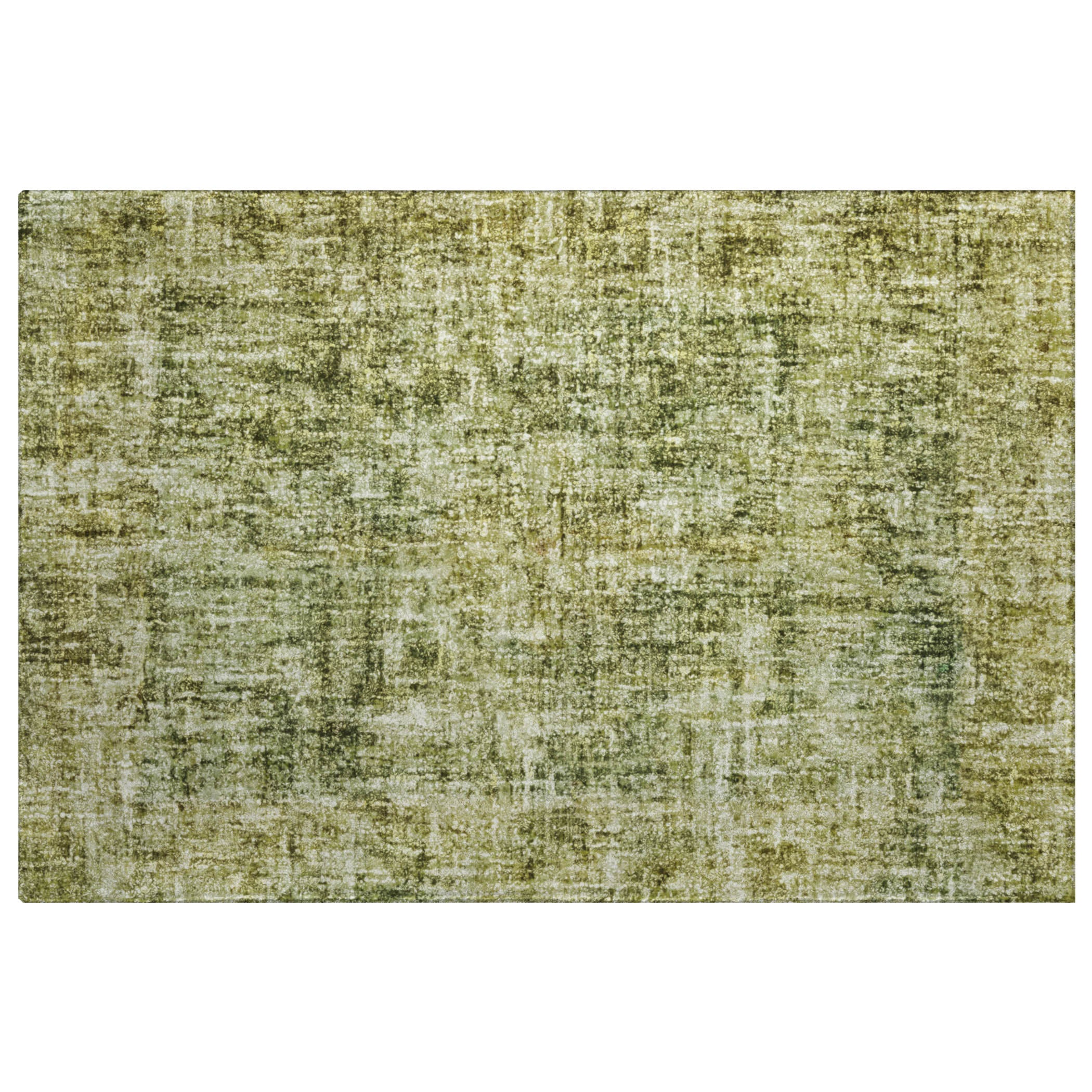 Luxury Washable Casual BO9 Aloe Green Rug 1'8" x 2'6" #shape_Rectangle