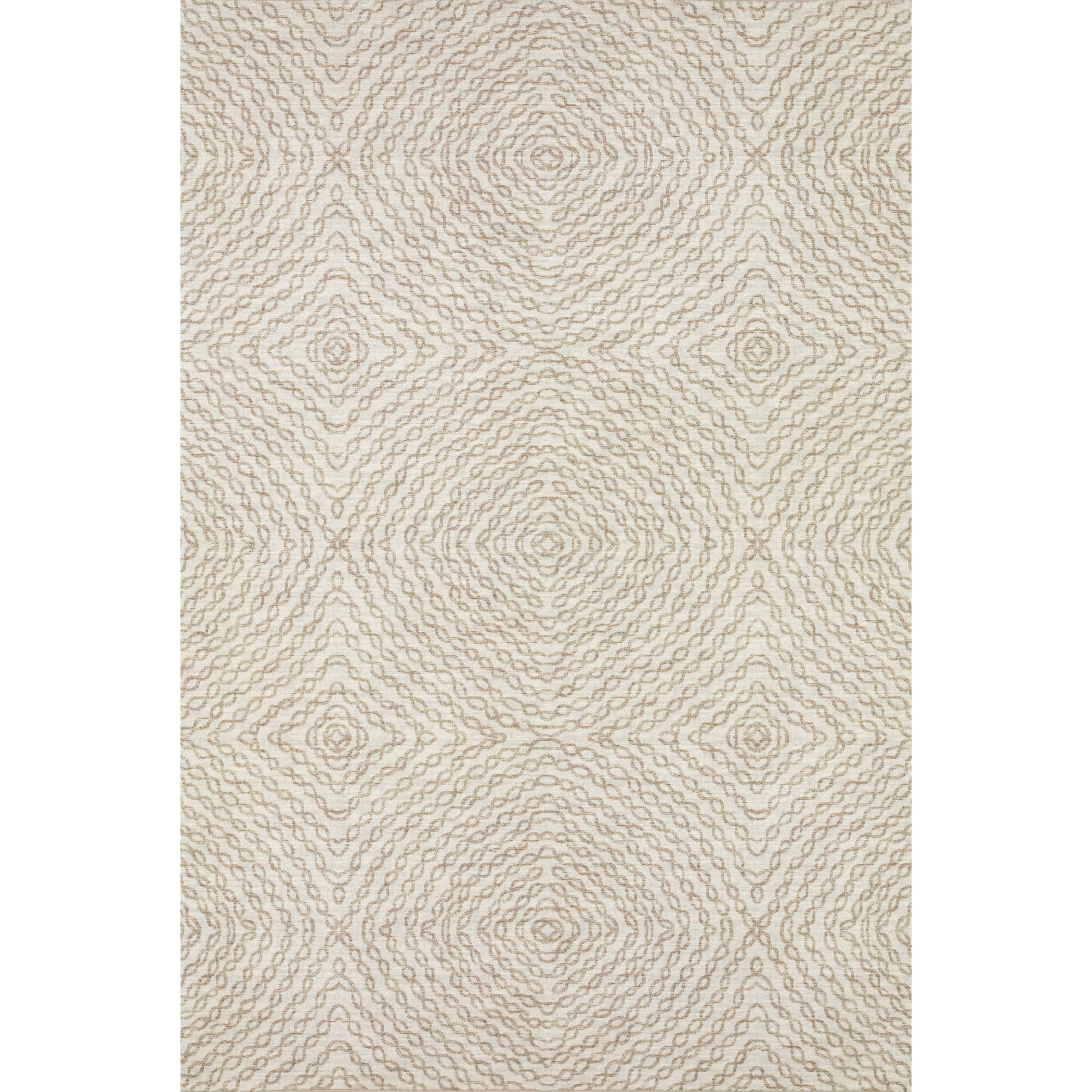 Luxury Machine Washable Indoor/Outdoor Casual BR3 Ivory Rug 3' x 5' #shape_Rectangle