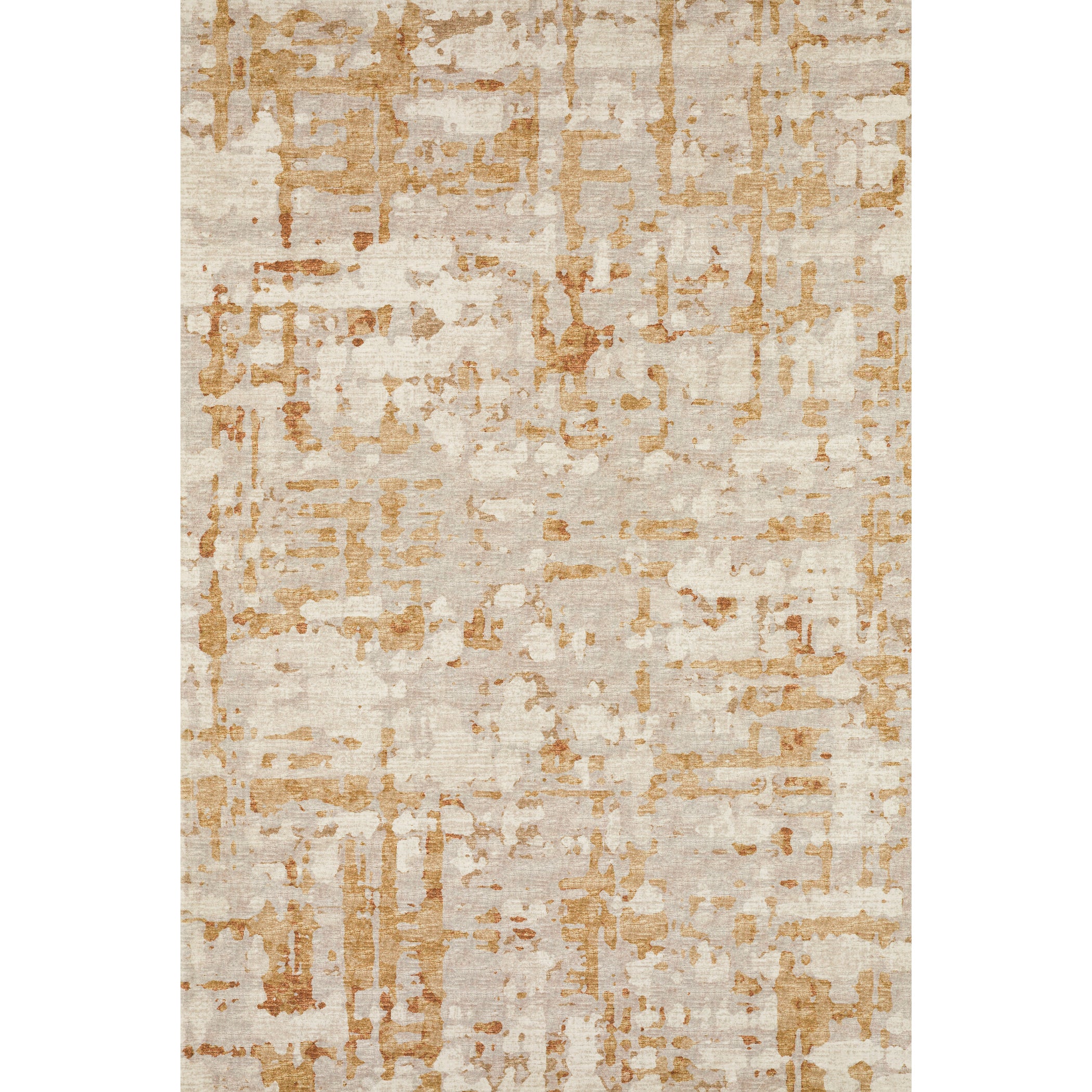 Luxury Machine Washable Indoor/Outdoor Casual BR5 Khaki Brown Rug 3' x 5' #shape_Rectangle