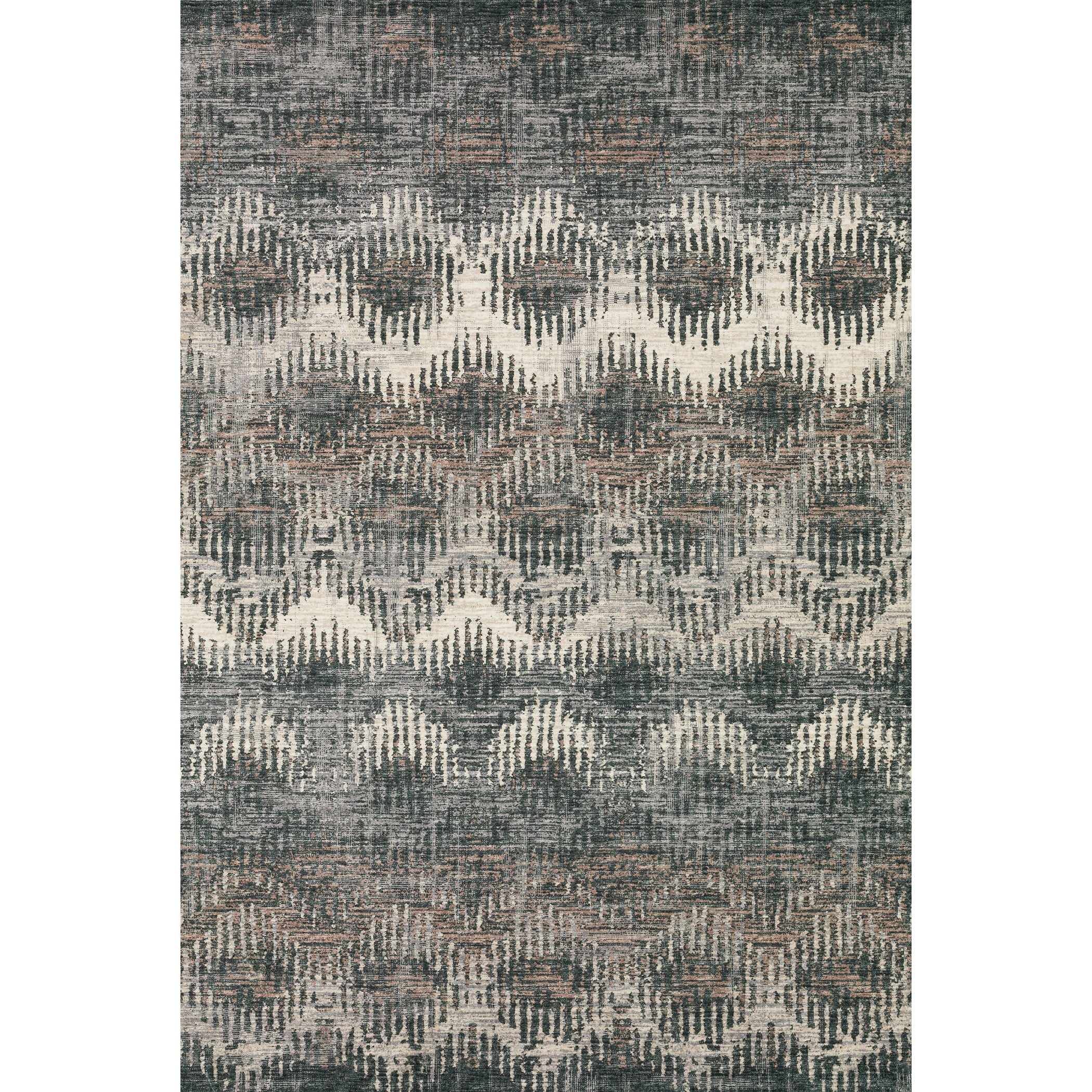 Luxury Machine Washable Indoor/Outdoor Casual BR9 Midnight Black Rug 3' x 5' #shape_Rectangle