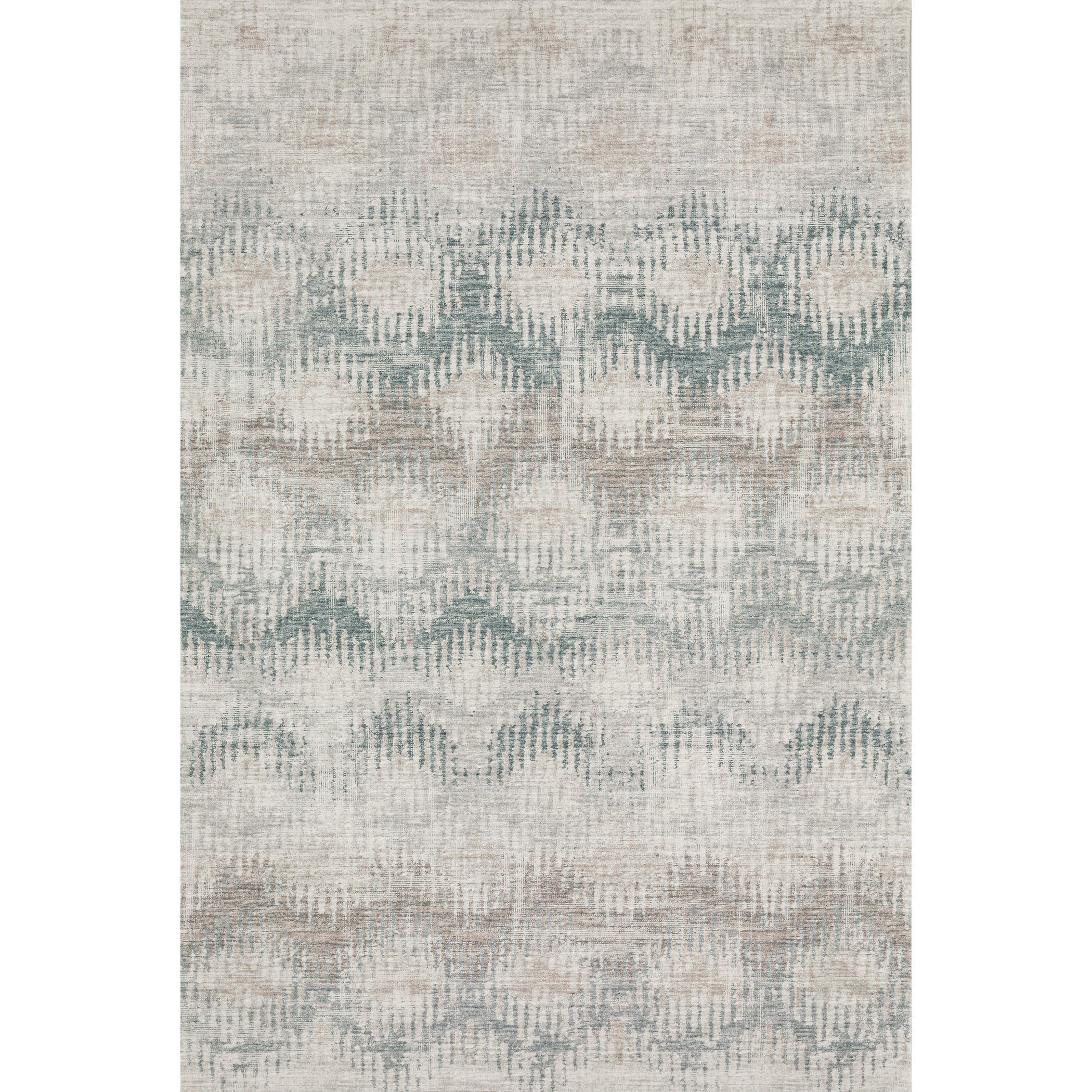 Luxury Machine Washable Indoor/Outdoor Casual BR9 Seascape Brown Rug 3' x 5' #shape_Rectangle